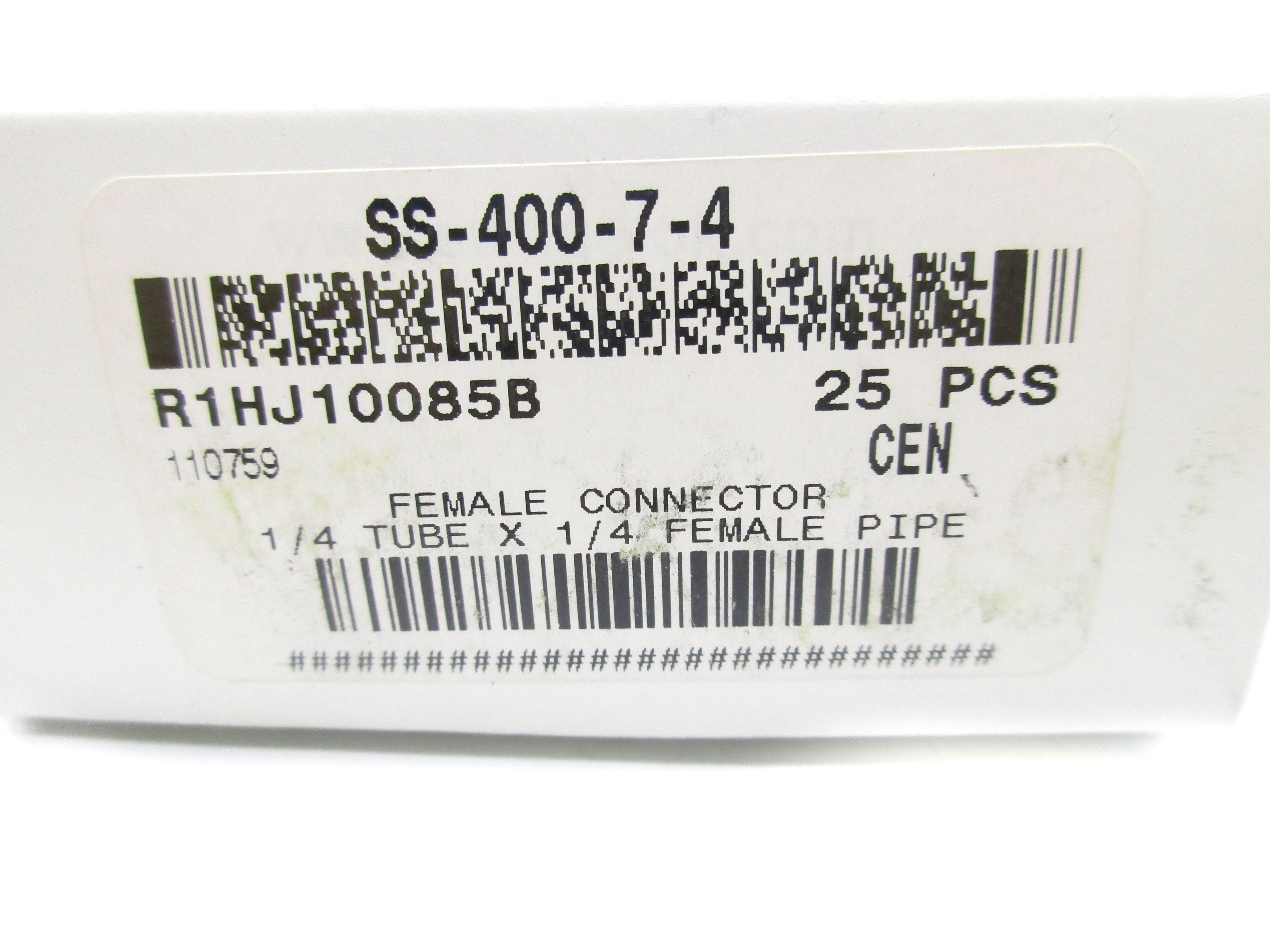SWAGELOK SS-400-7-4 (PKG OF 25) NSMP