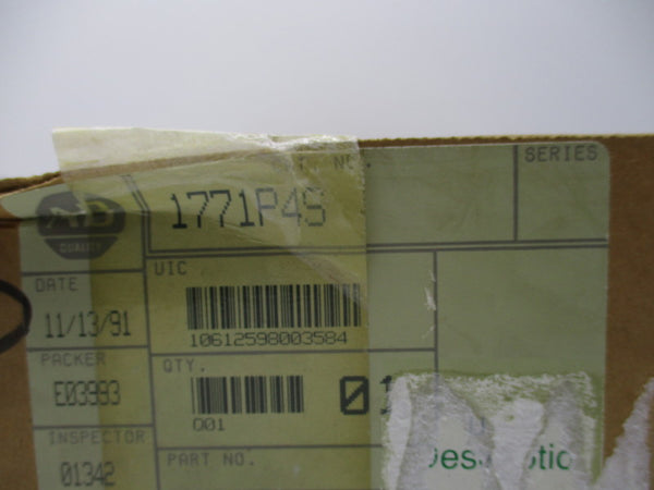 ALLEN BRADLEY 1771-P4S POWER SUPPLY  NSMP