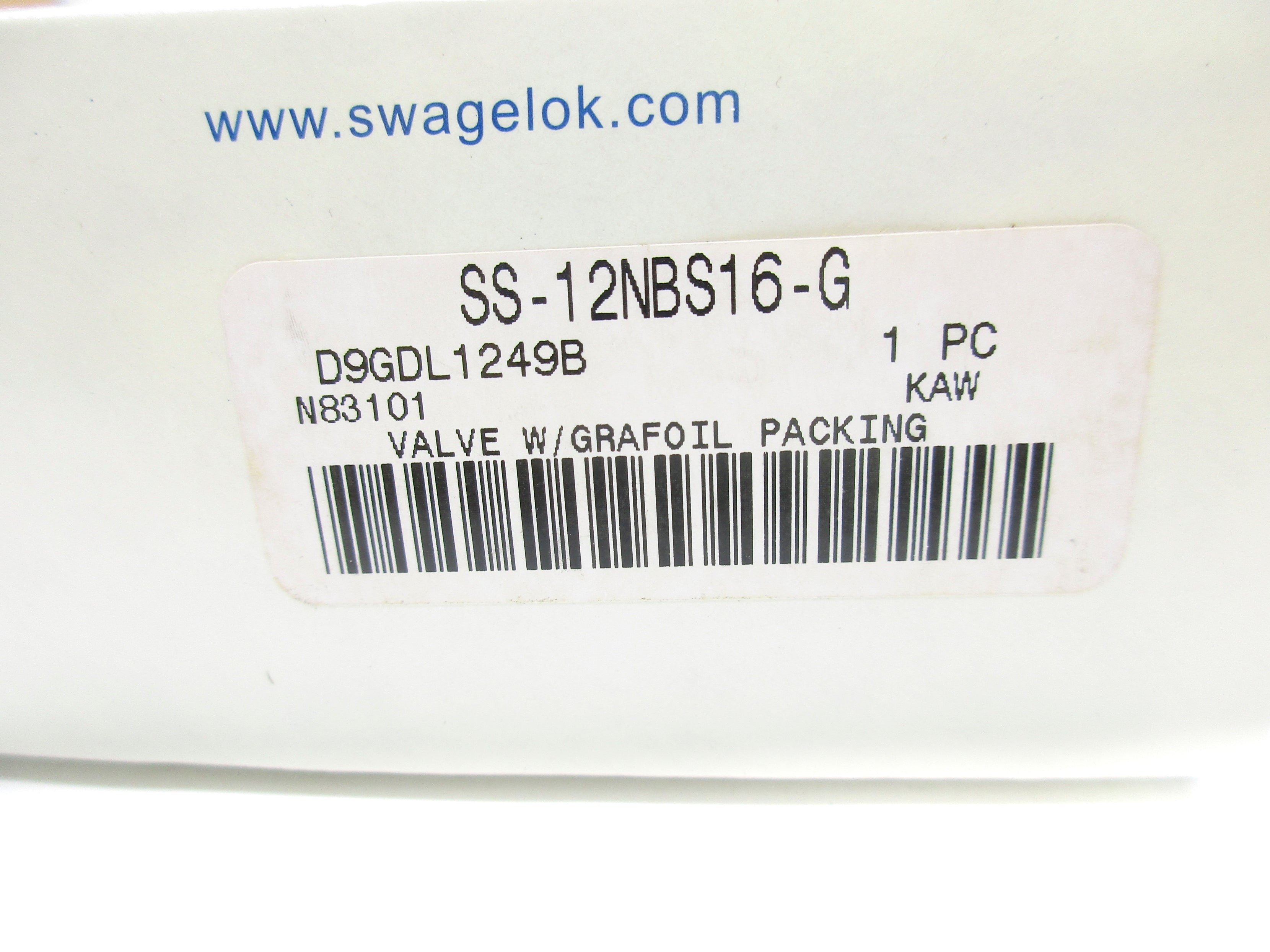 SWAGELOK SS-12NBS16-G 4700PSI NSMP