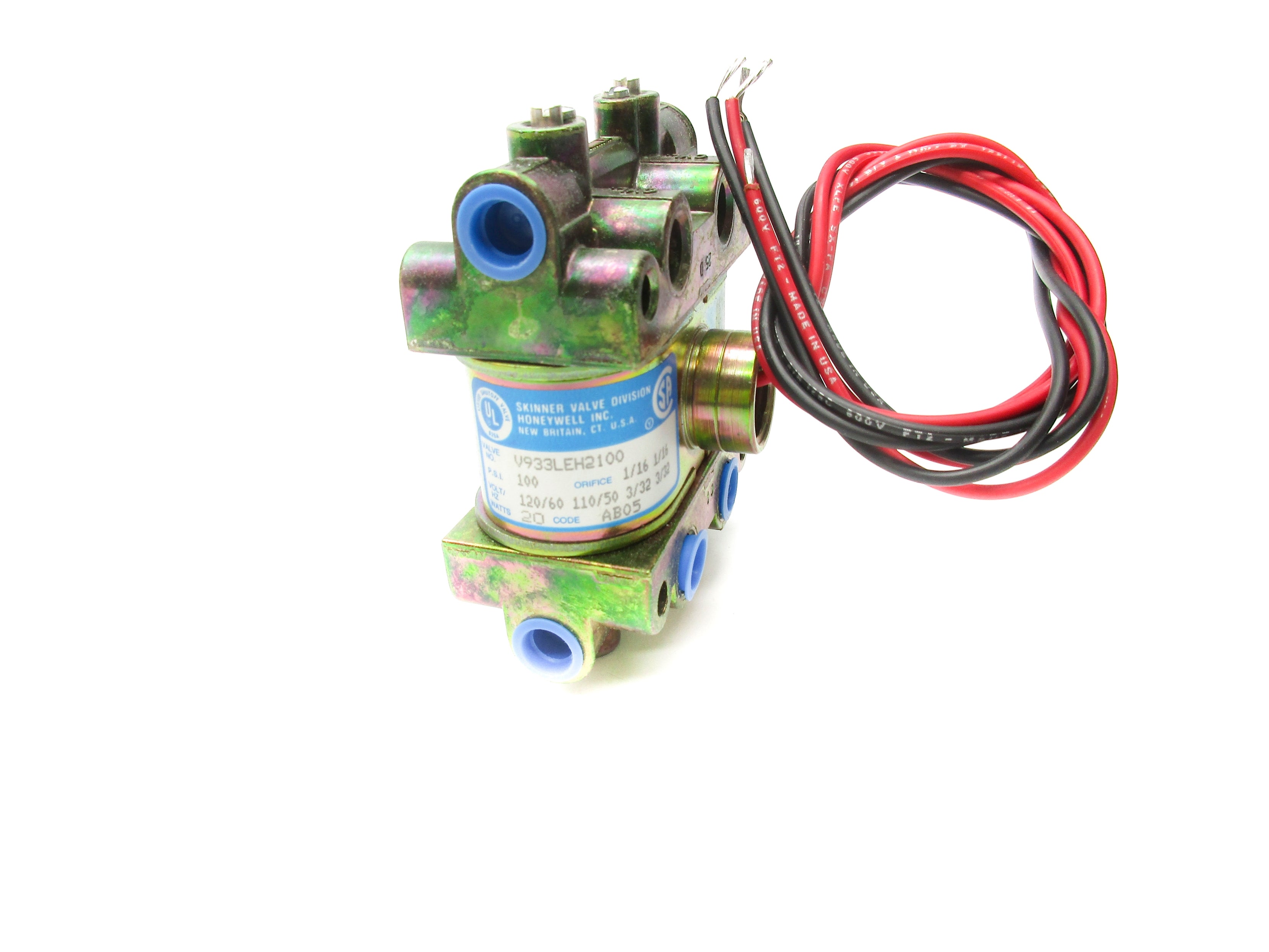 HONEYWELL V933LEH2100 110/120V 100PSI NSMP