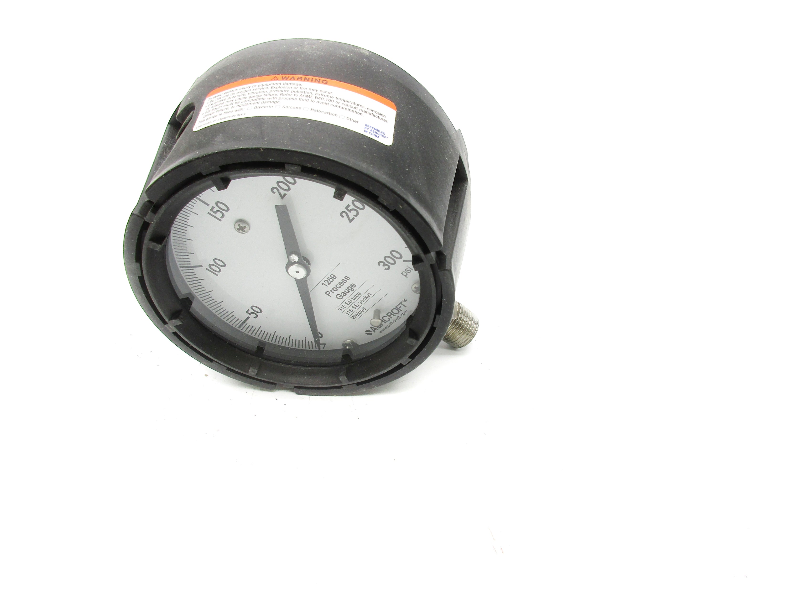 ASHCROFT 45-1259SD-04L-300# 0-300PSI NSMP