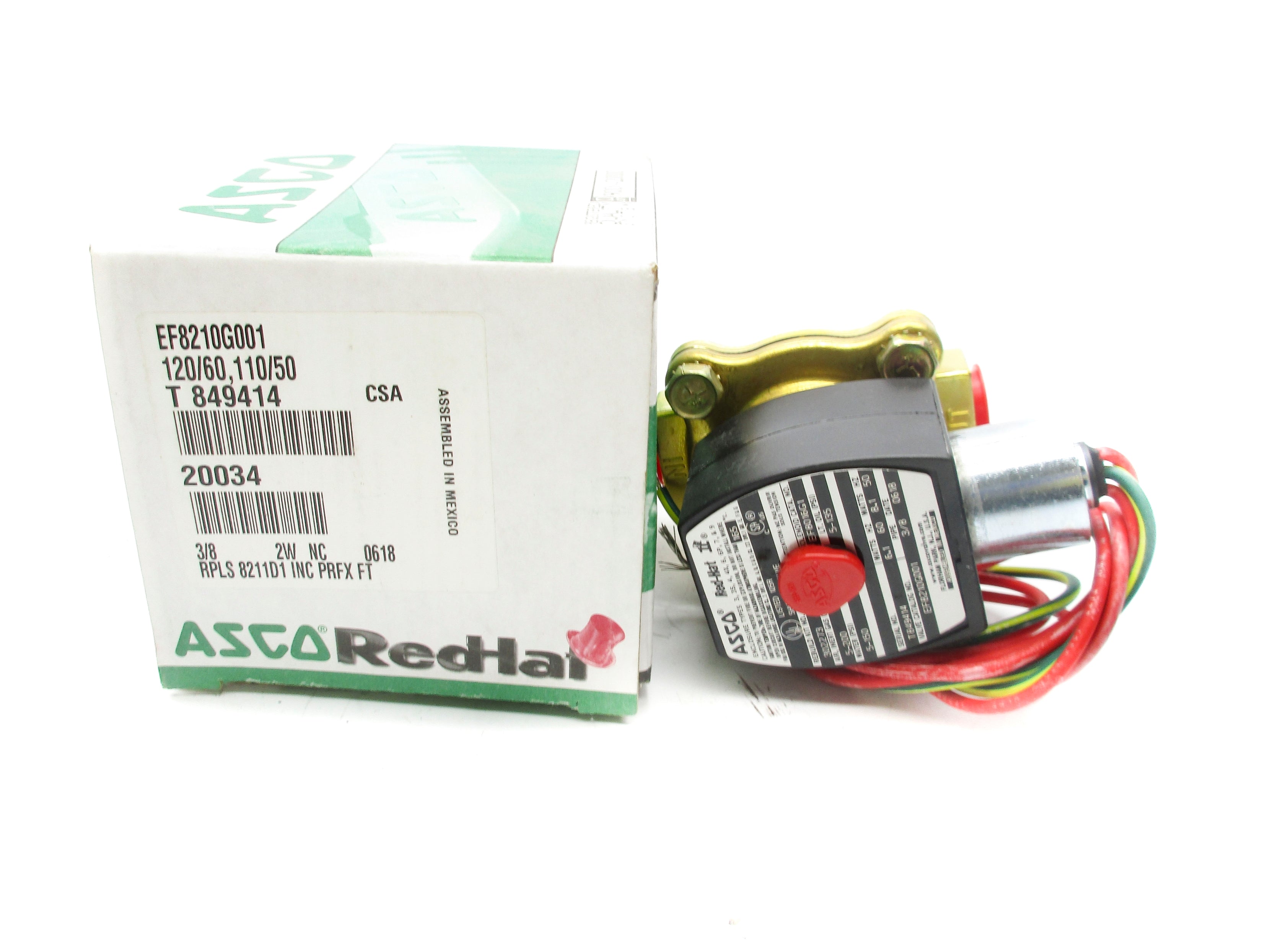 ASCO EF8210G001 110/120V 5-150PSI  NSMP