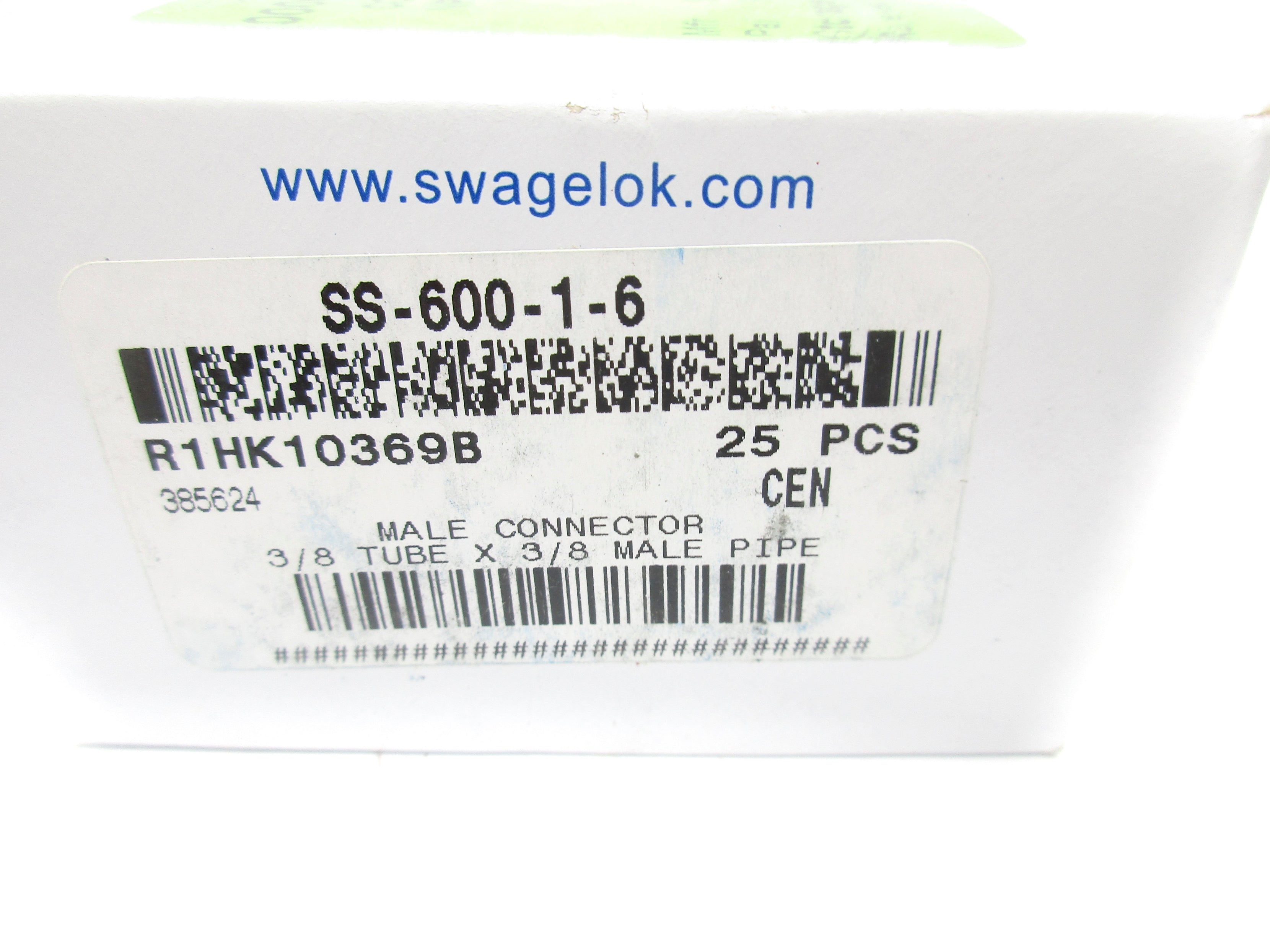 SWAGELOK SS-600-1-6 NSNP