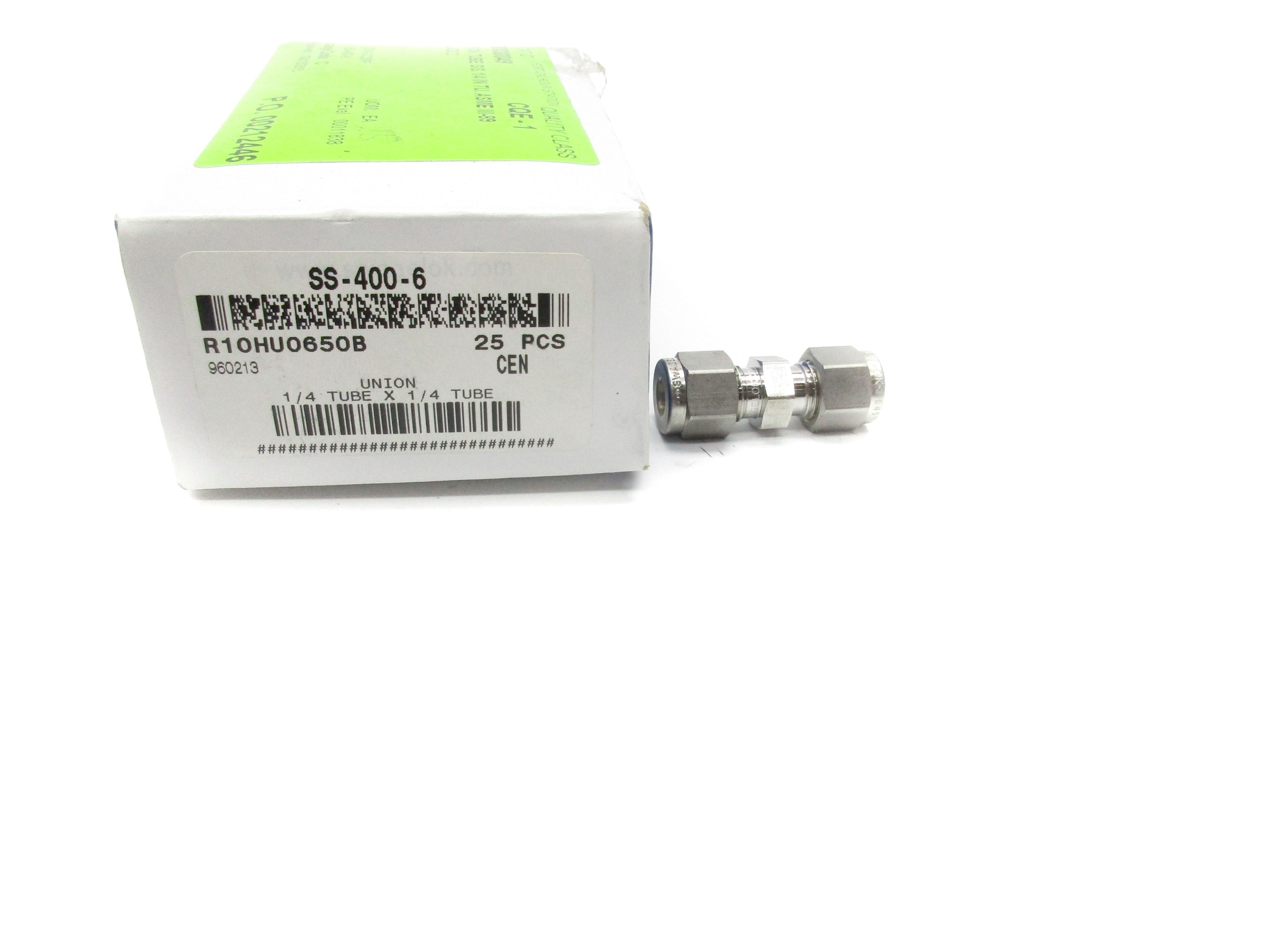SWAGELOK SS-400-6 (PKG OF 25) NSMP