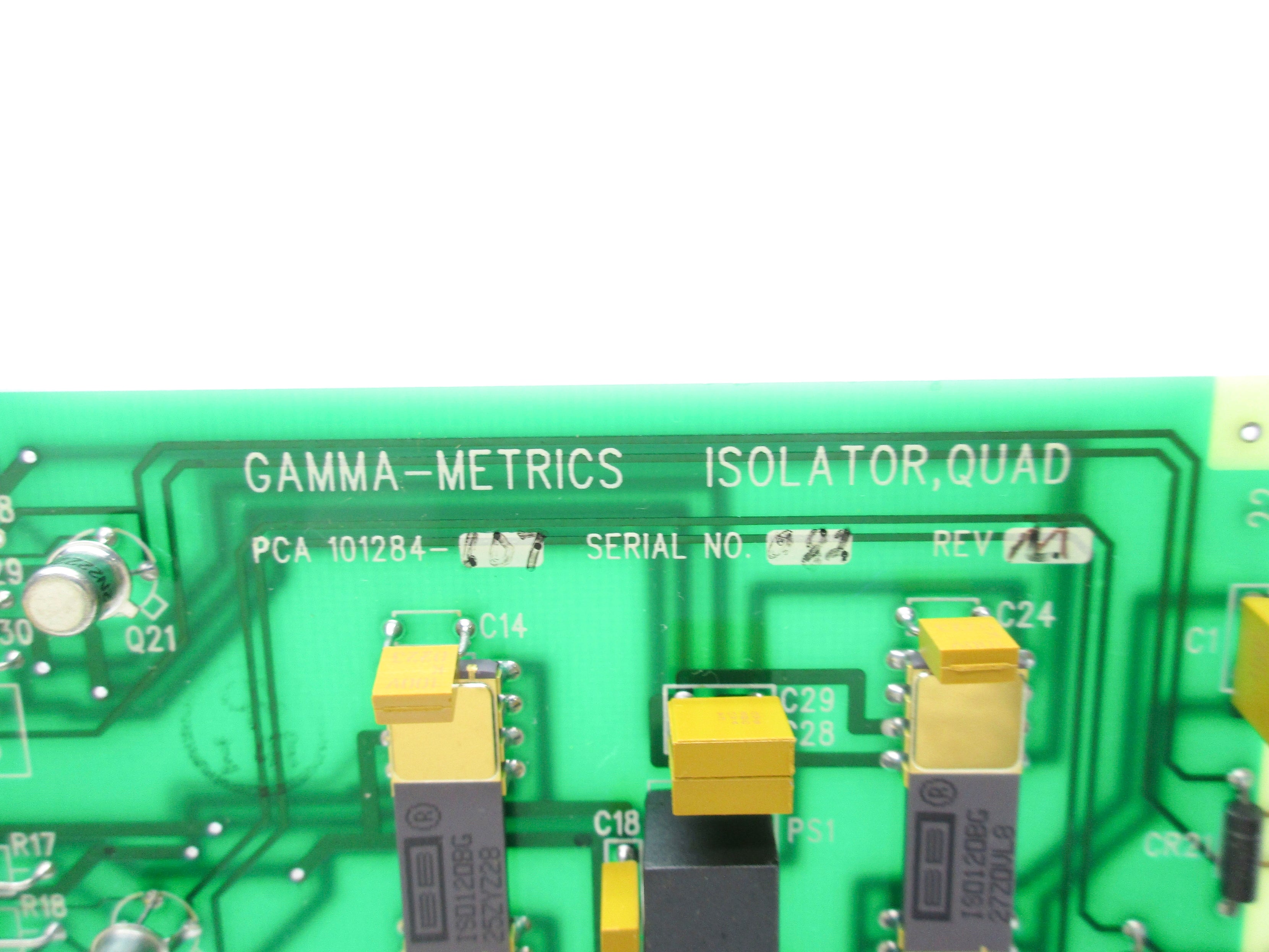 GAMMA-METRICS 101284-107 REV. M NSNP