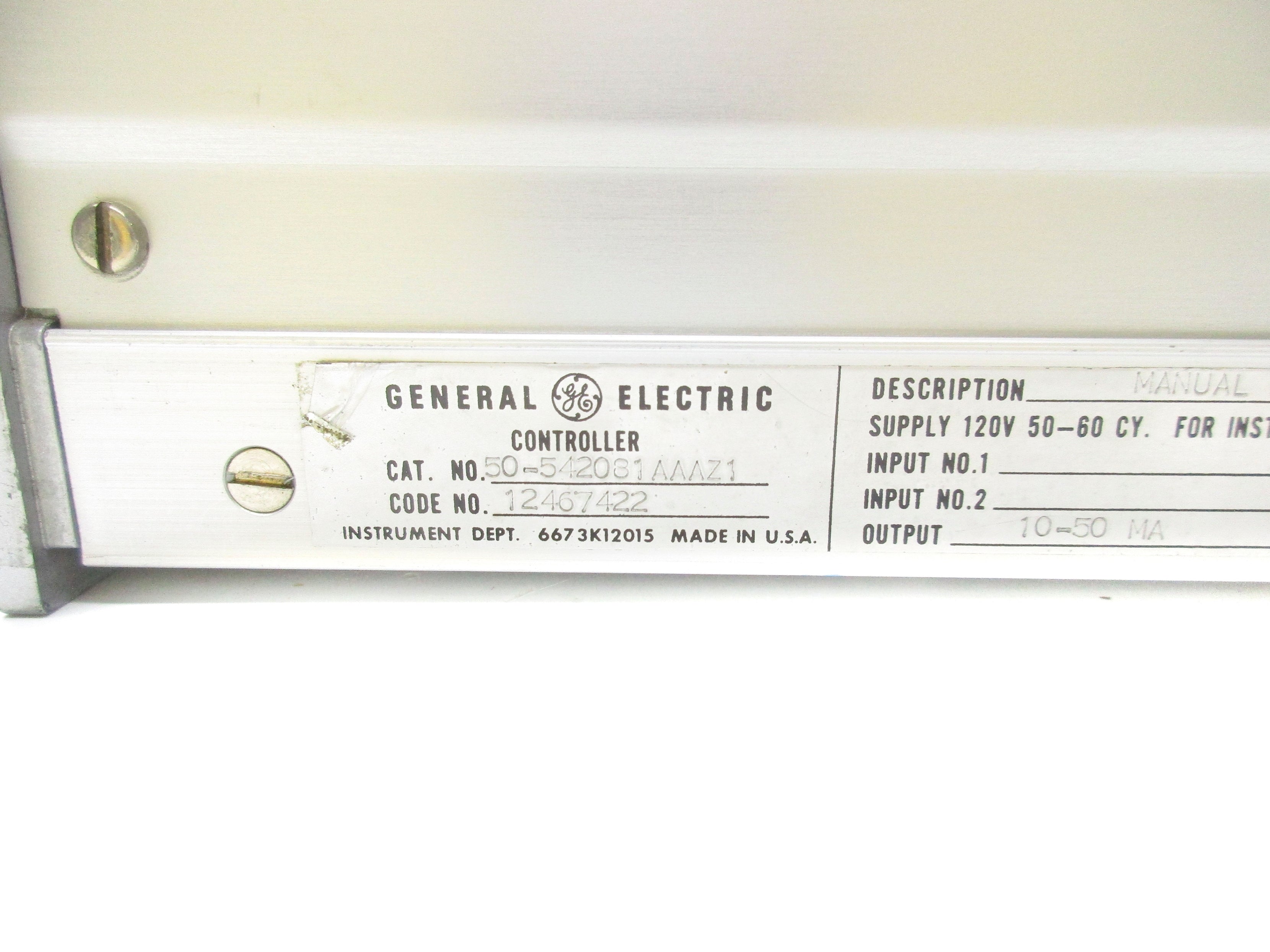 GENERAL ELECTRIC 50-542081AAAZ1 NSNP