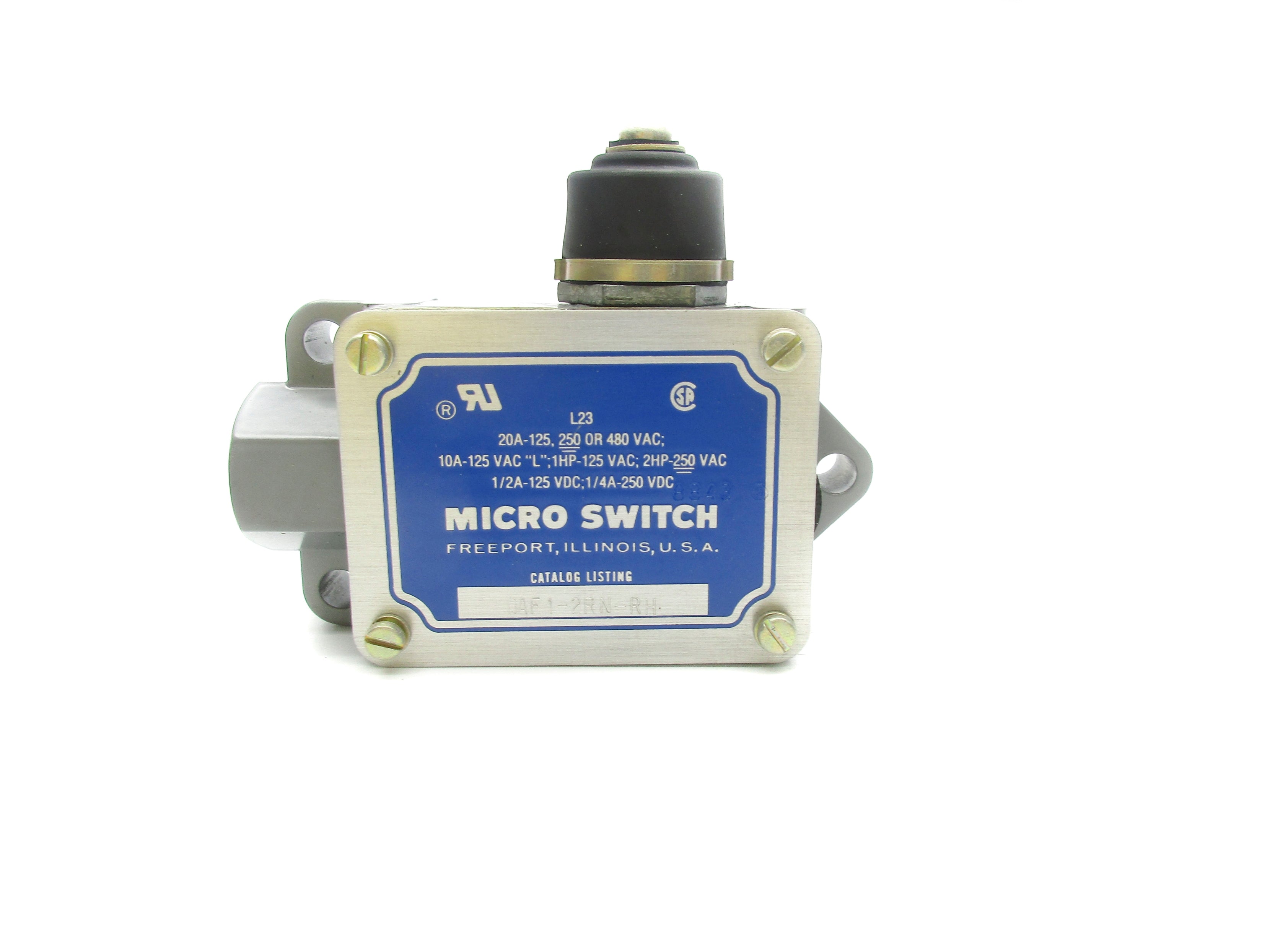MICROSWITCH BAF1-2RN-RH 480VAC 20A (GREY) NSNP