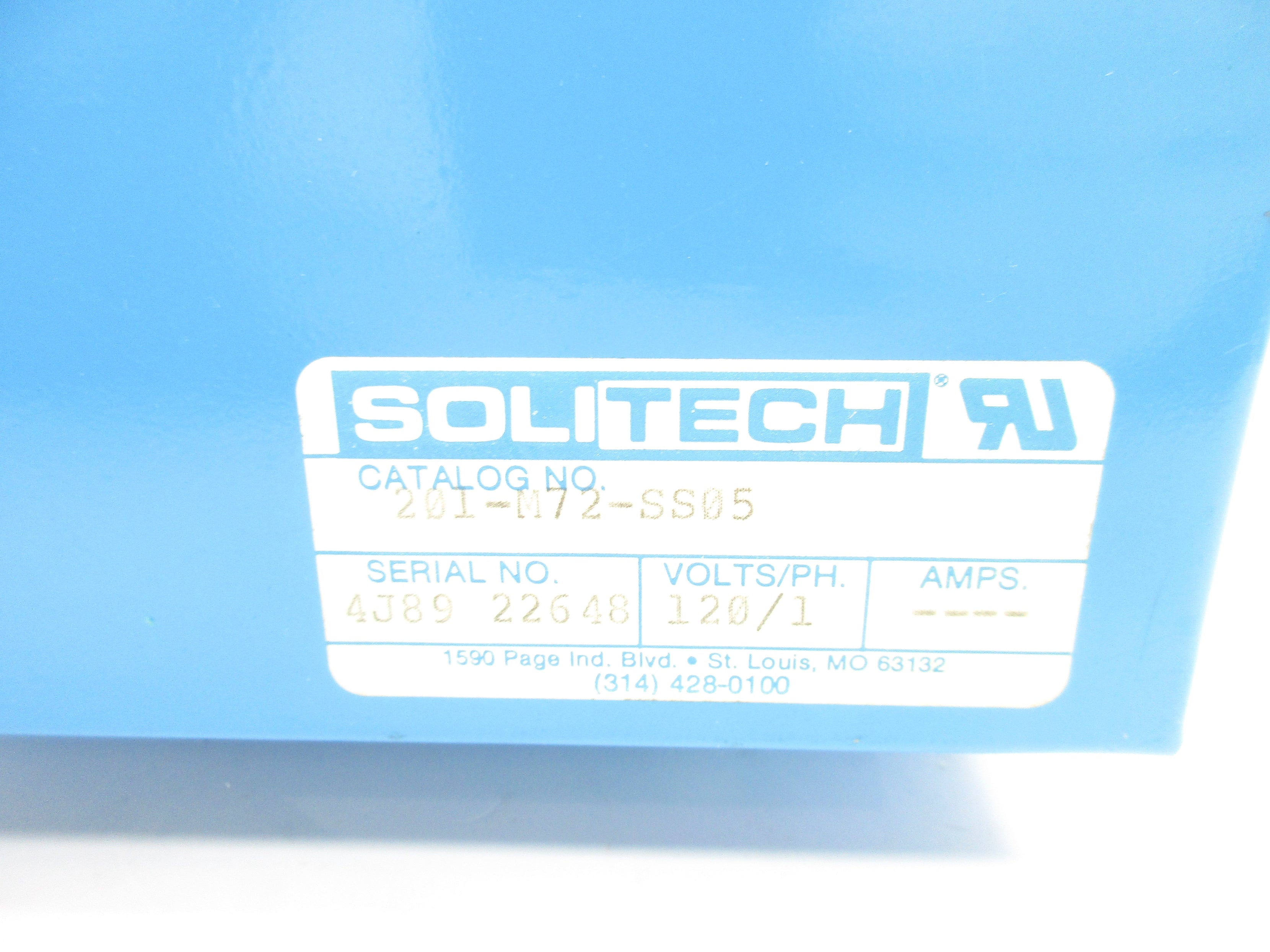SOLITECH 201-M72-SS05 NSNP