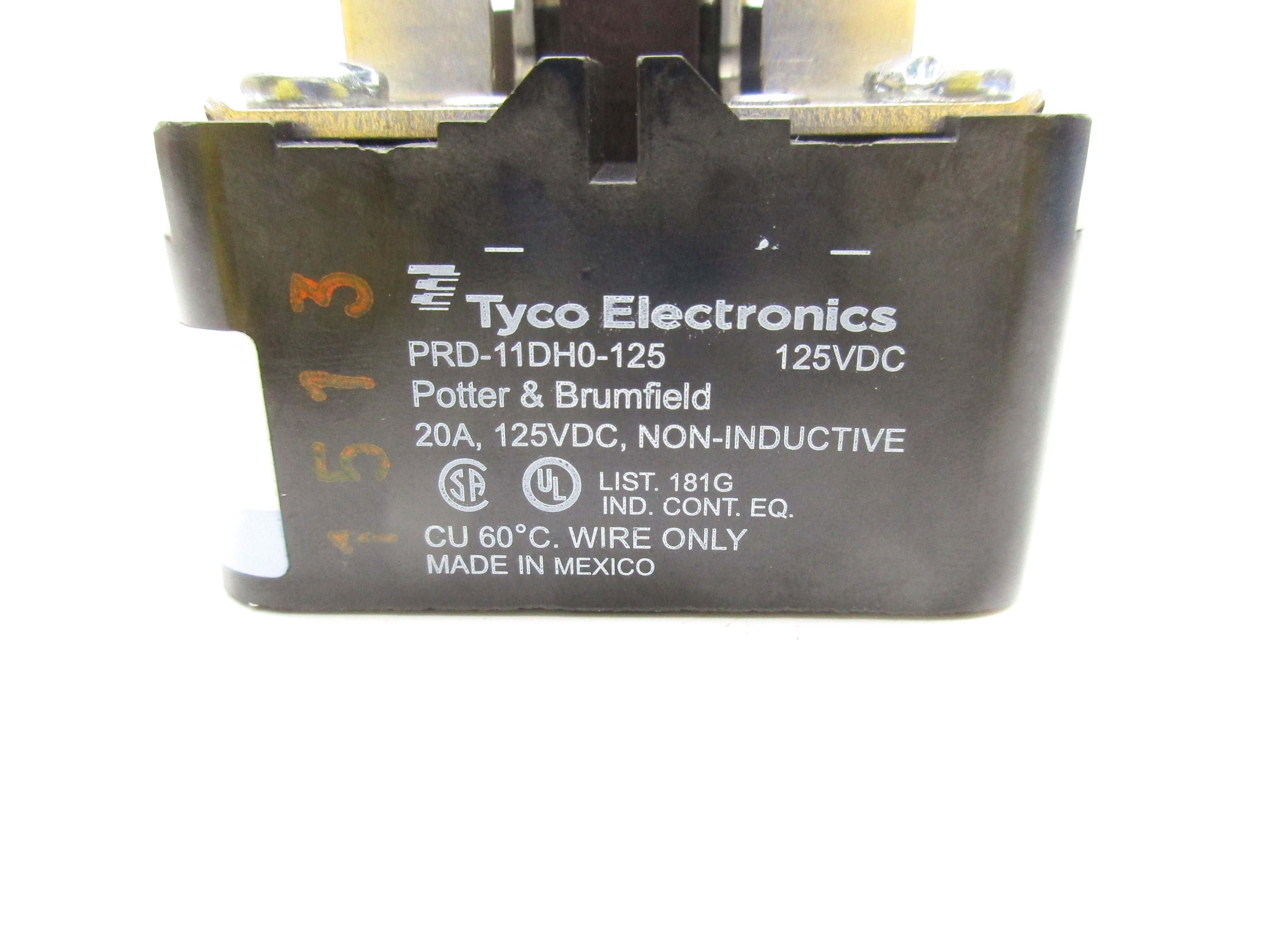 TYCO ELECTRONICS PRD-11DH0-125 125VDC NSNP