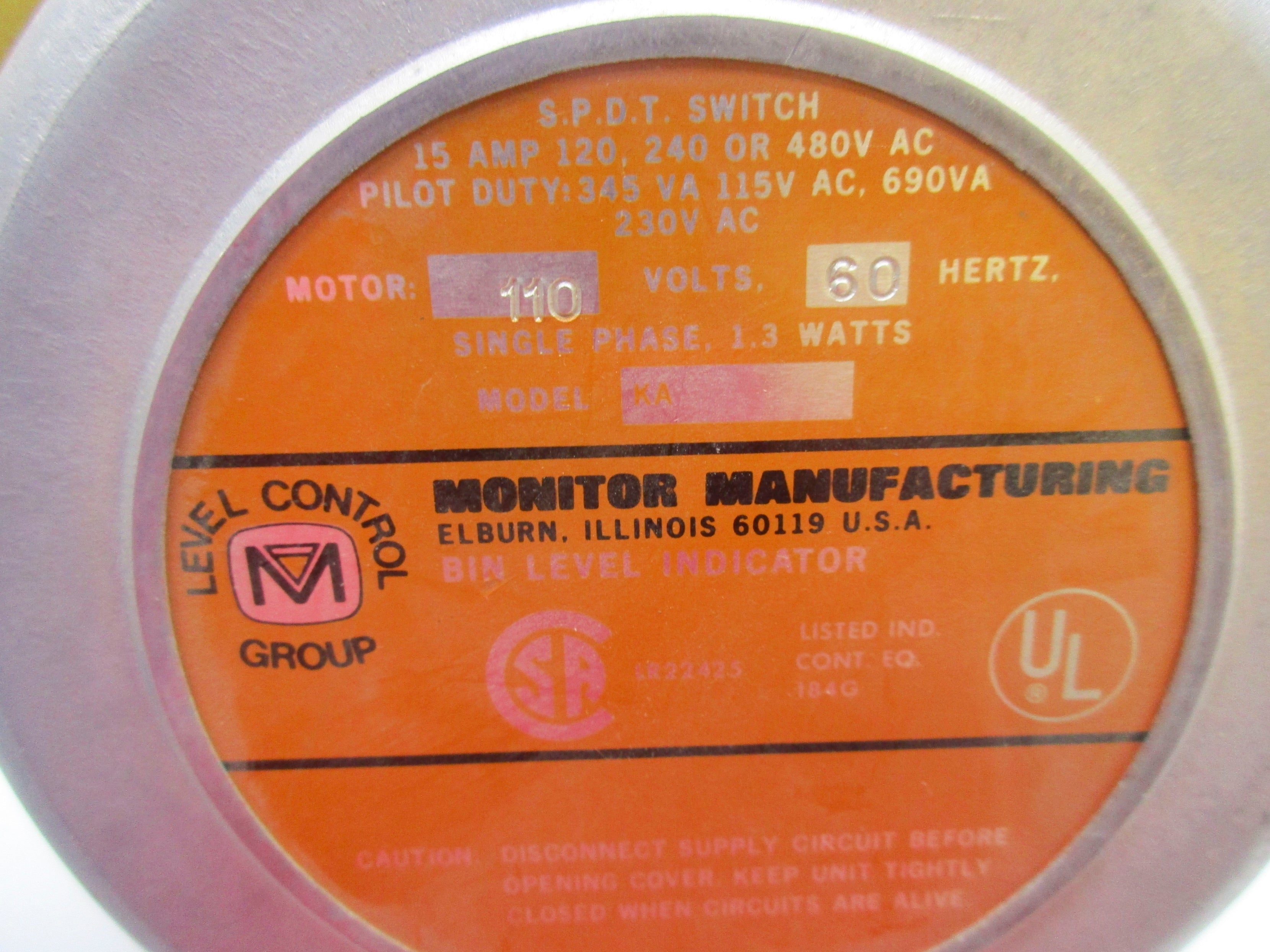 MONITOR MANUFACTURING KA NSNP