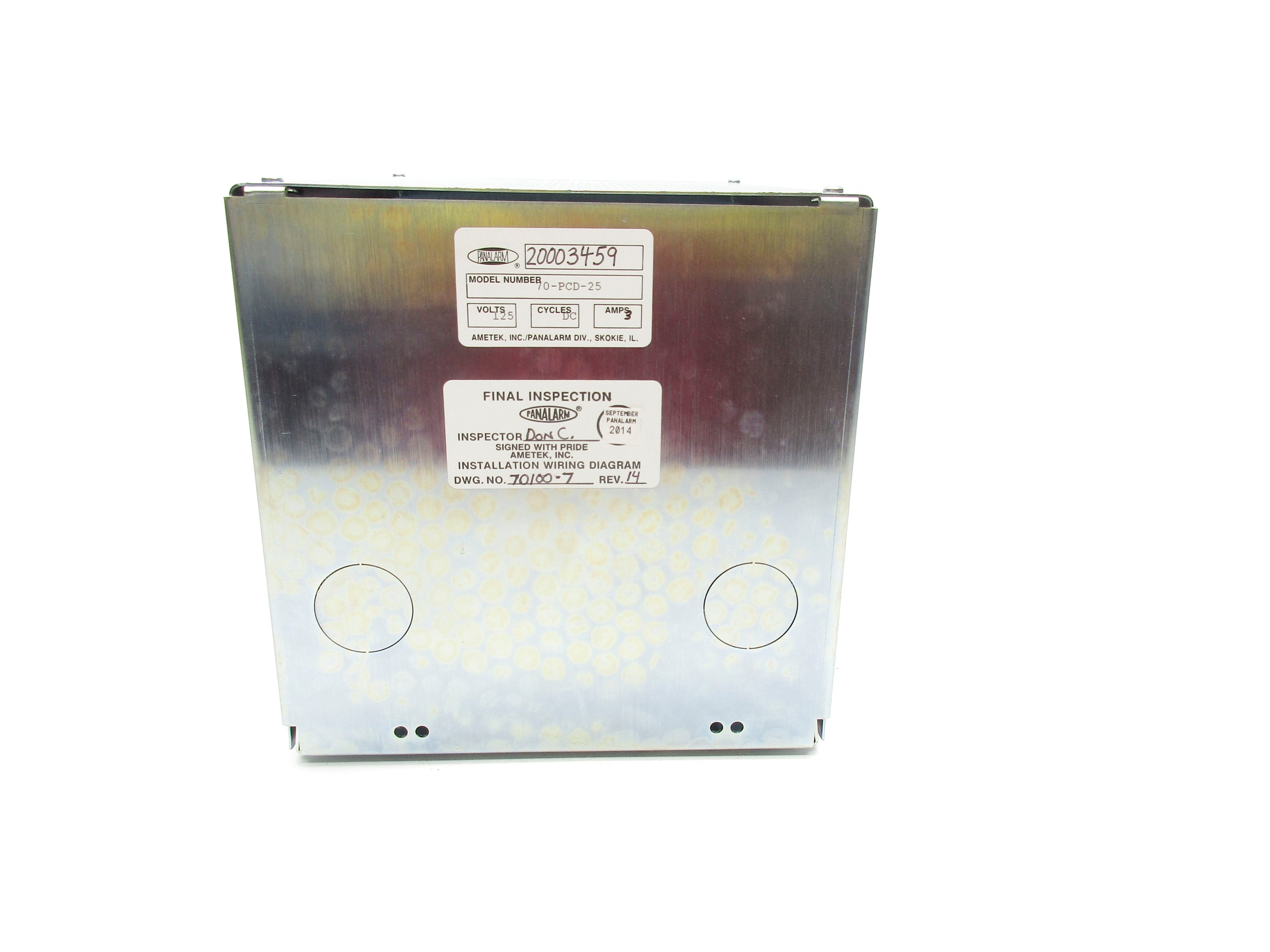 PANALARM 70-PCD-25 NSNP