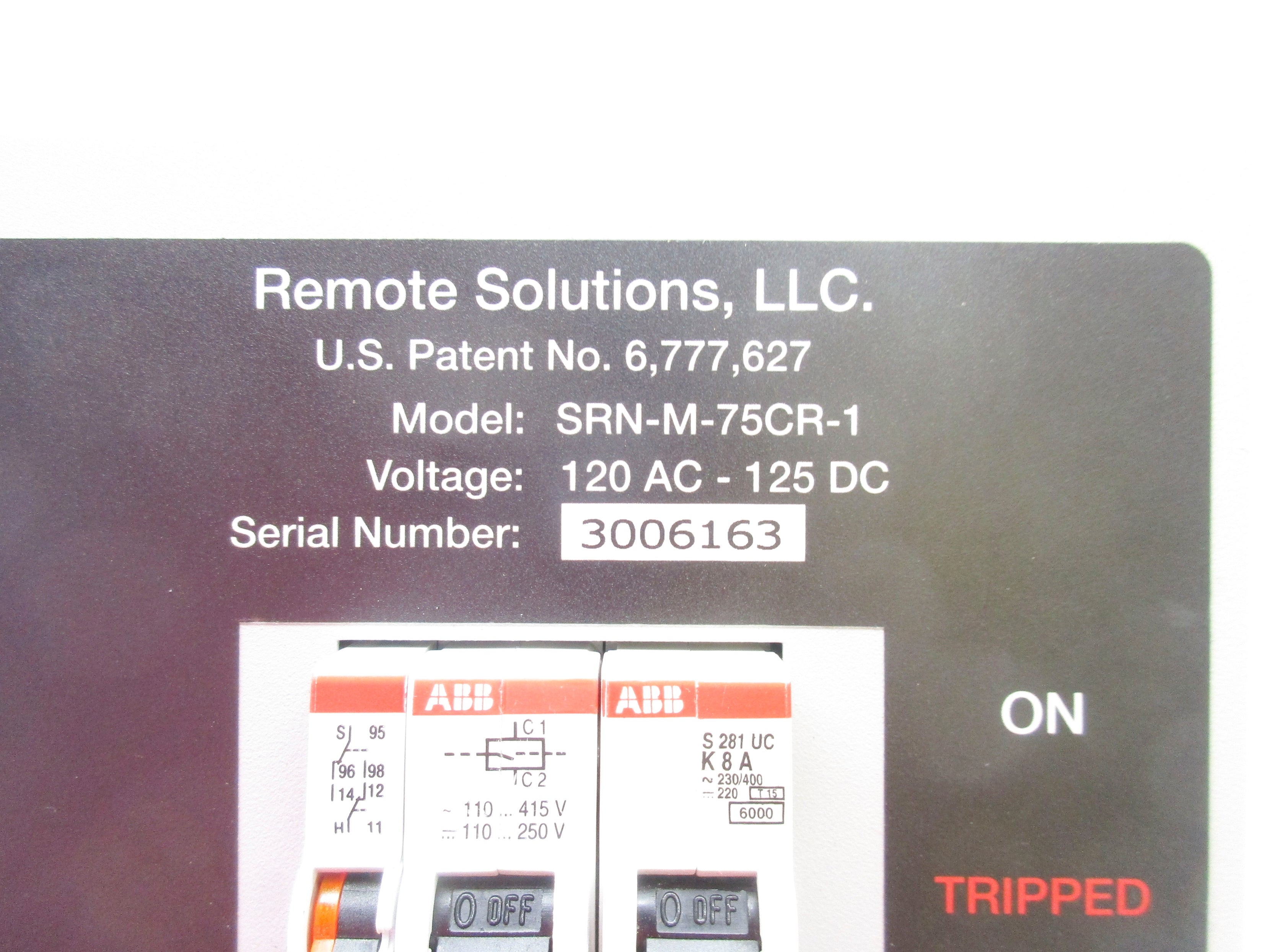 REMOTE SOLUTIONS SNR-M-75CR-1 NSNP