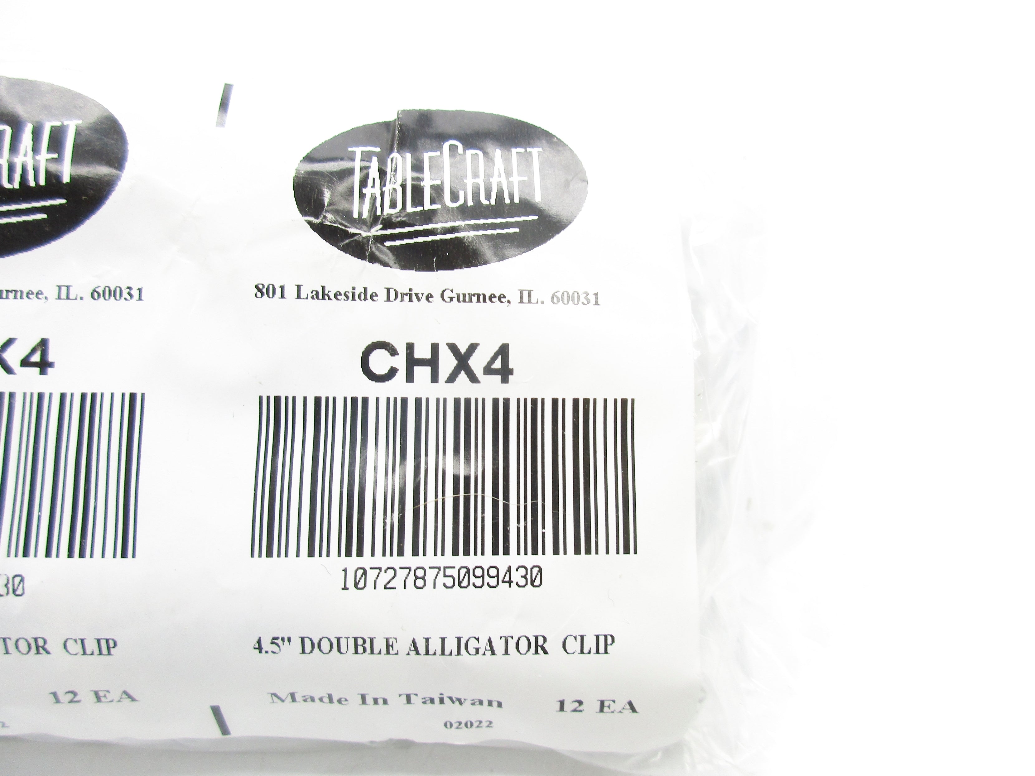 TABLECRAFT CHX4 (PKG OF 12) NSMP