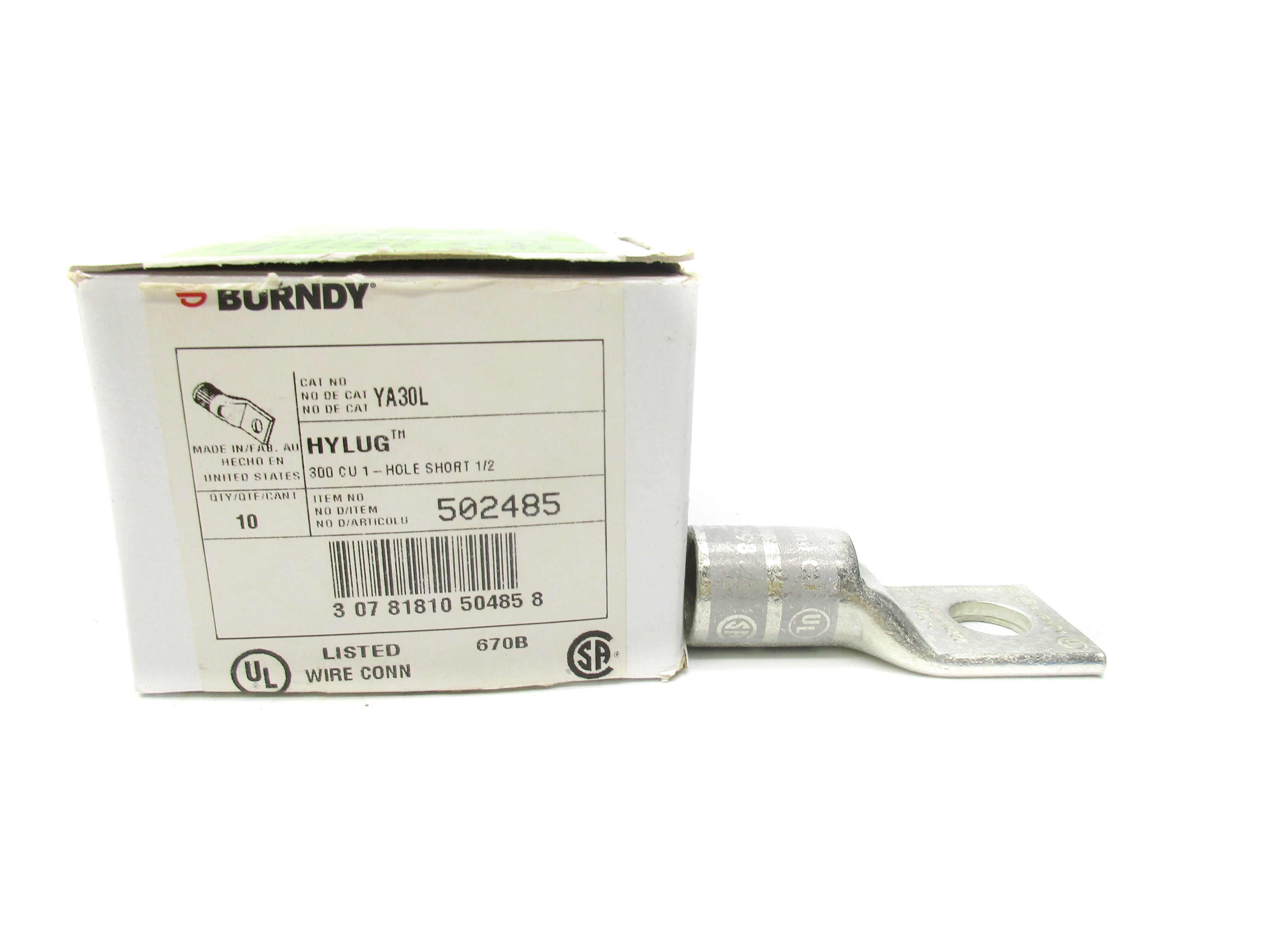 BURNDY YA30L (PKG OF 10) NSMP