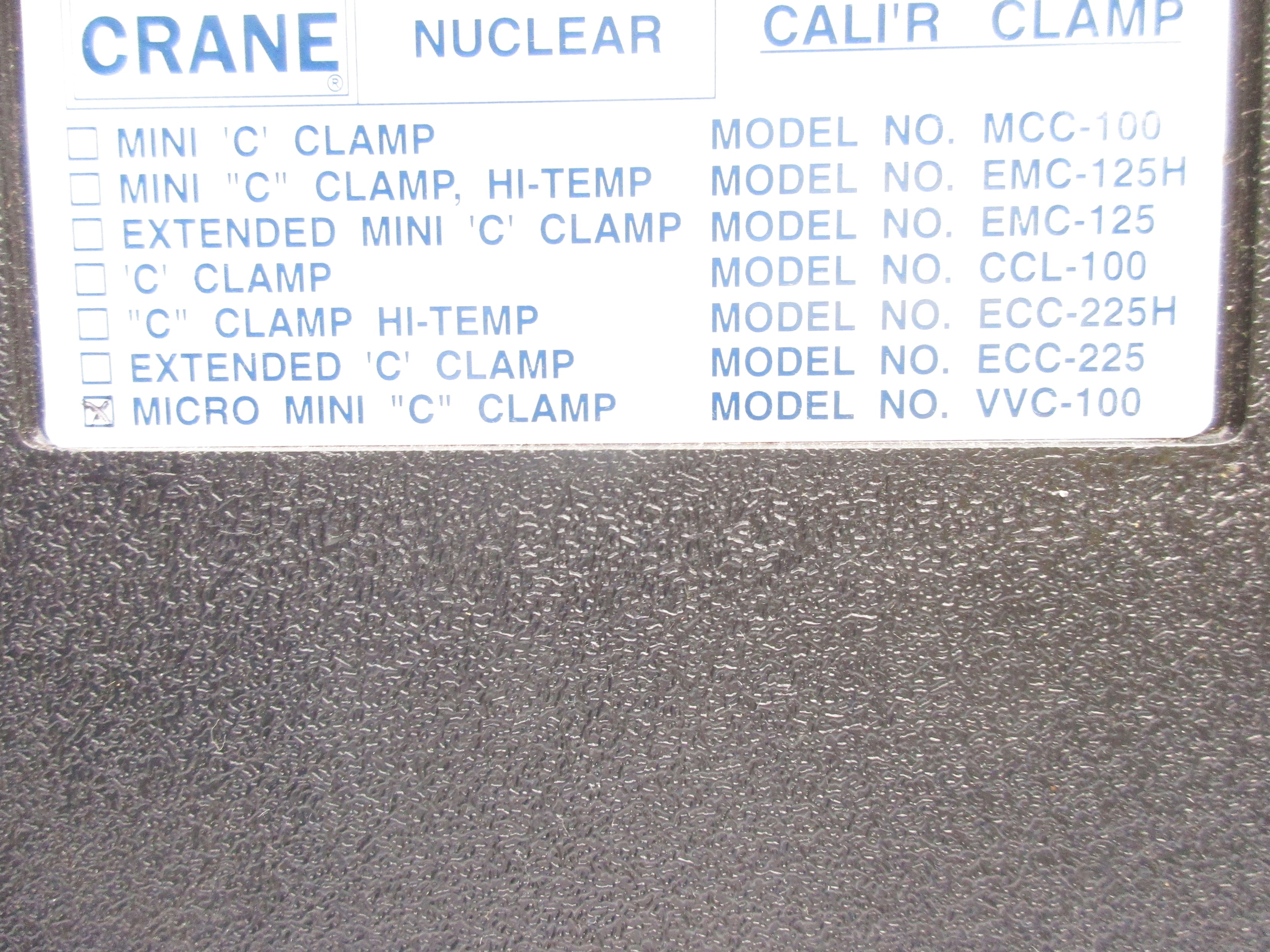 CRANE VVC-100 NSMP
