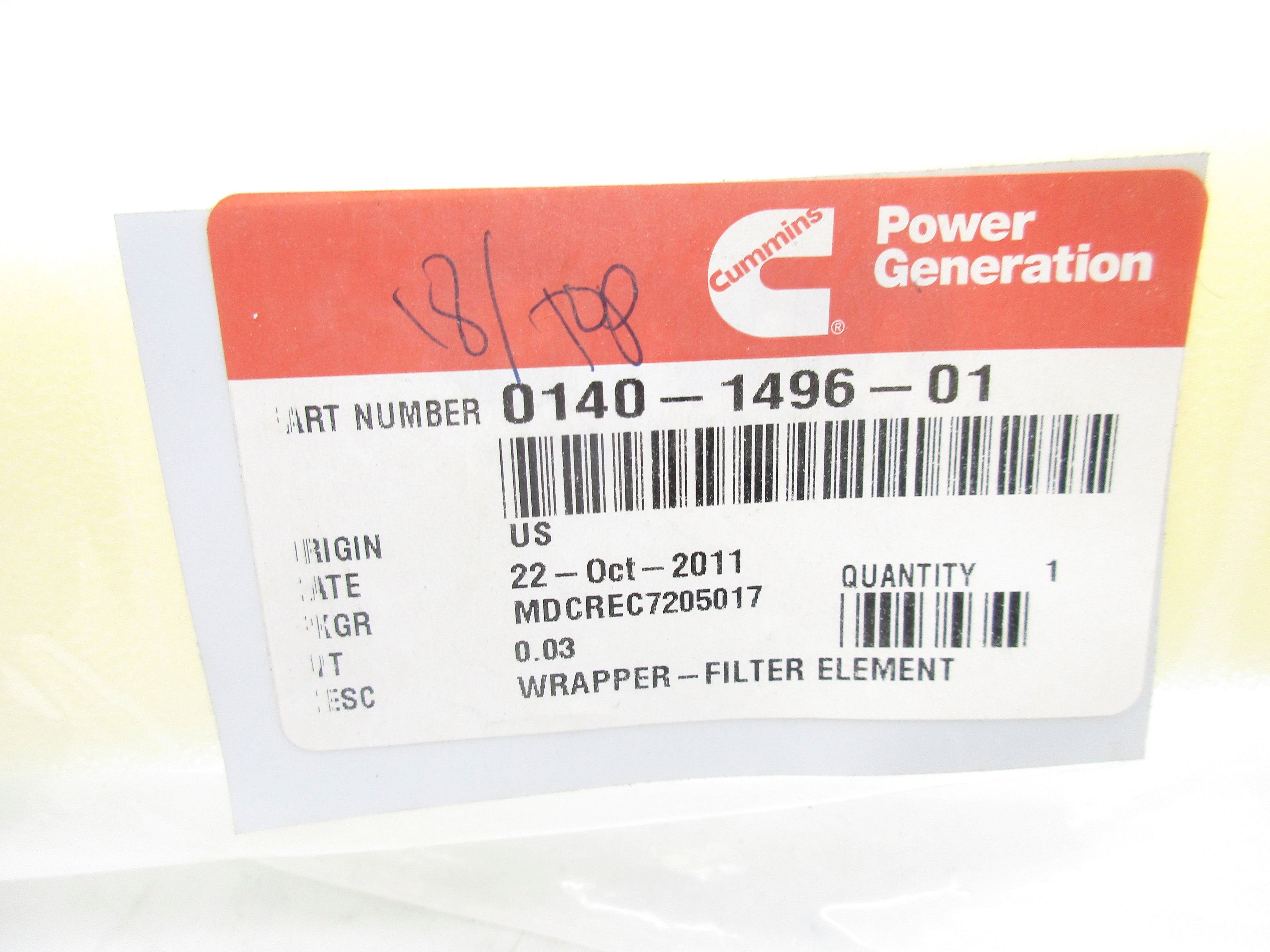 CUMMINS 0140-1496-01 NSMP