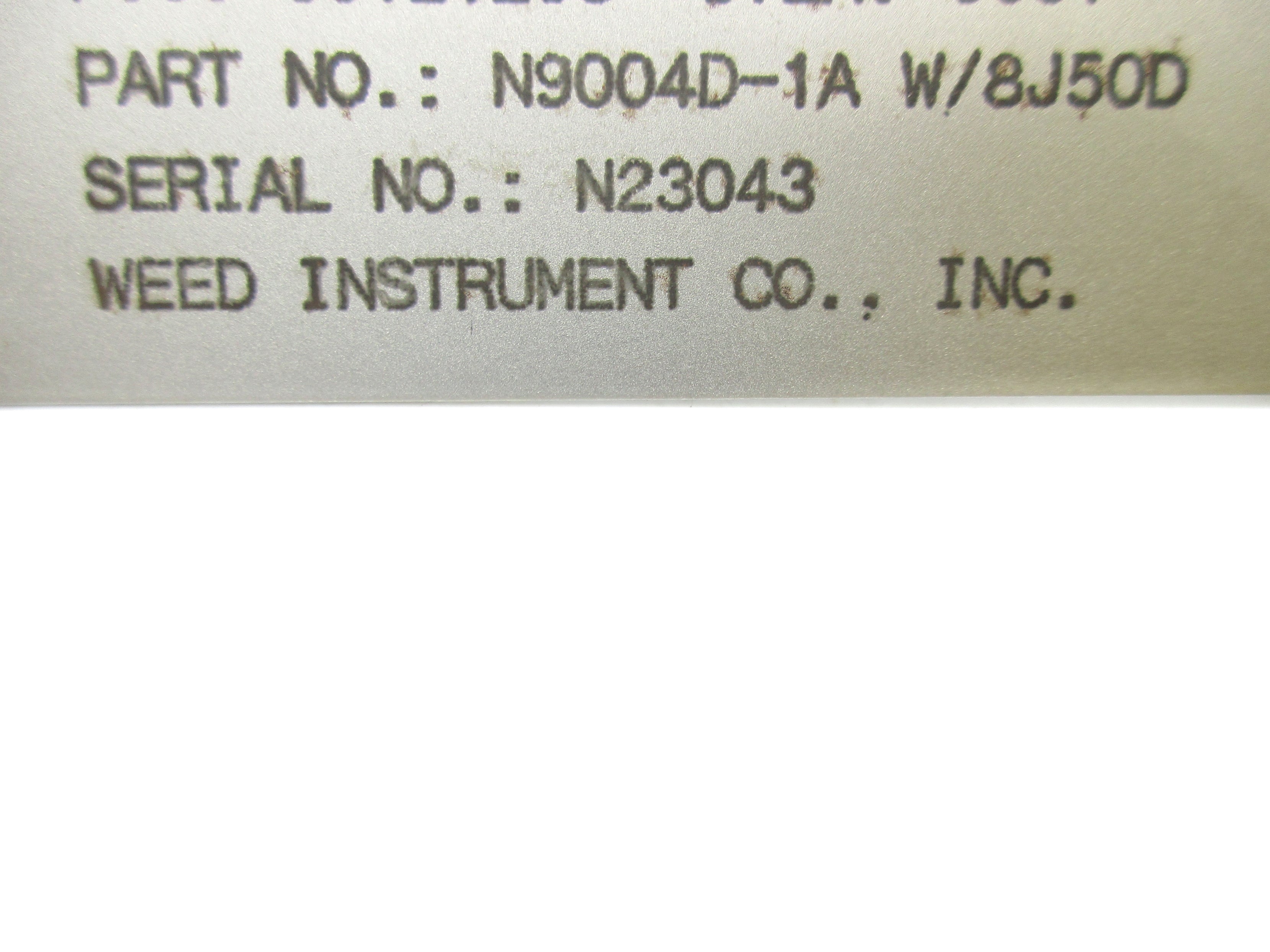 WEED INSTRUMENT N9004D-1AW/8J50D NSNP