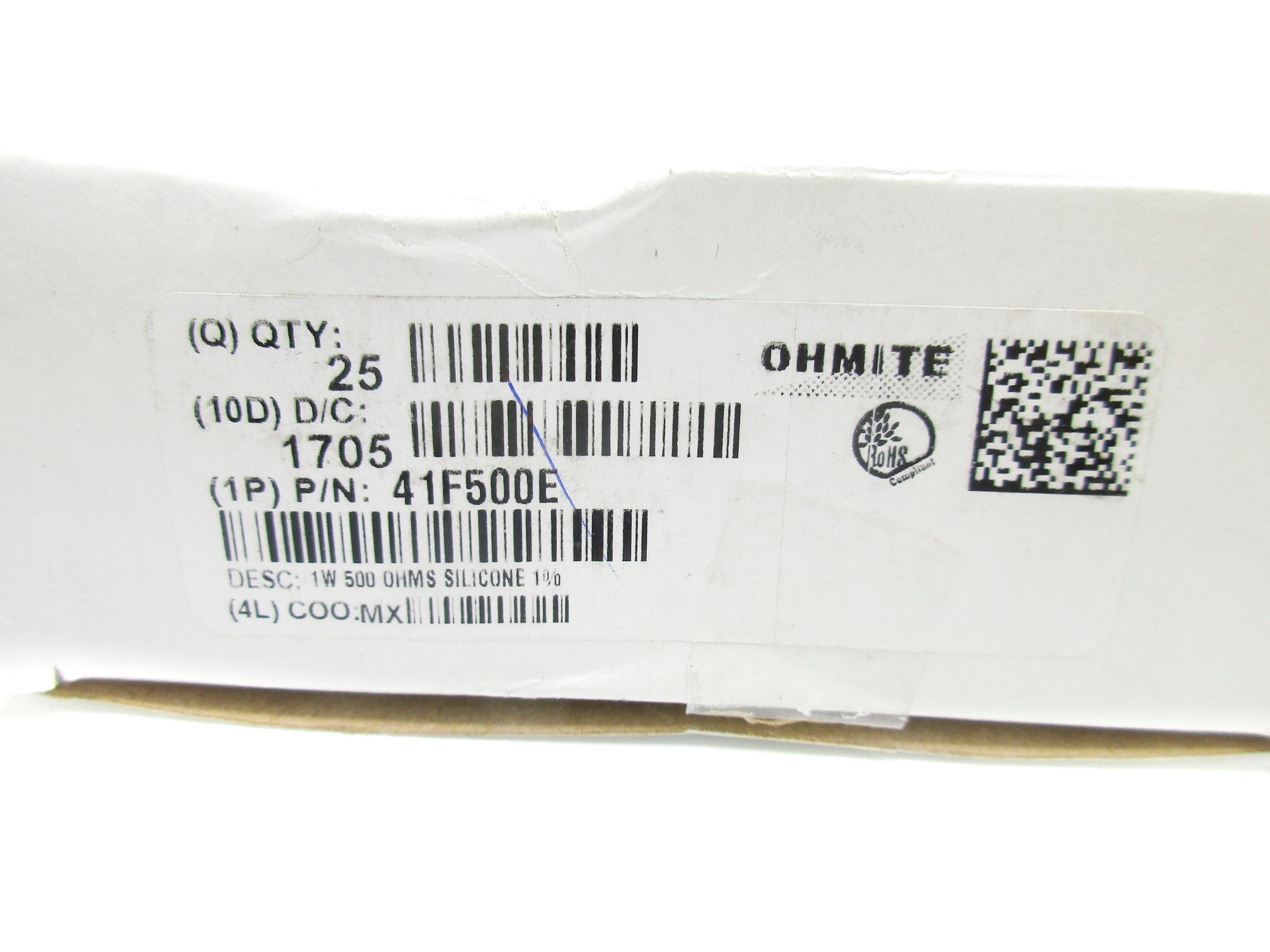 OHMITE 41F500E (PKG OF 25) NSMP