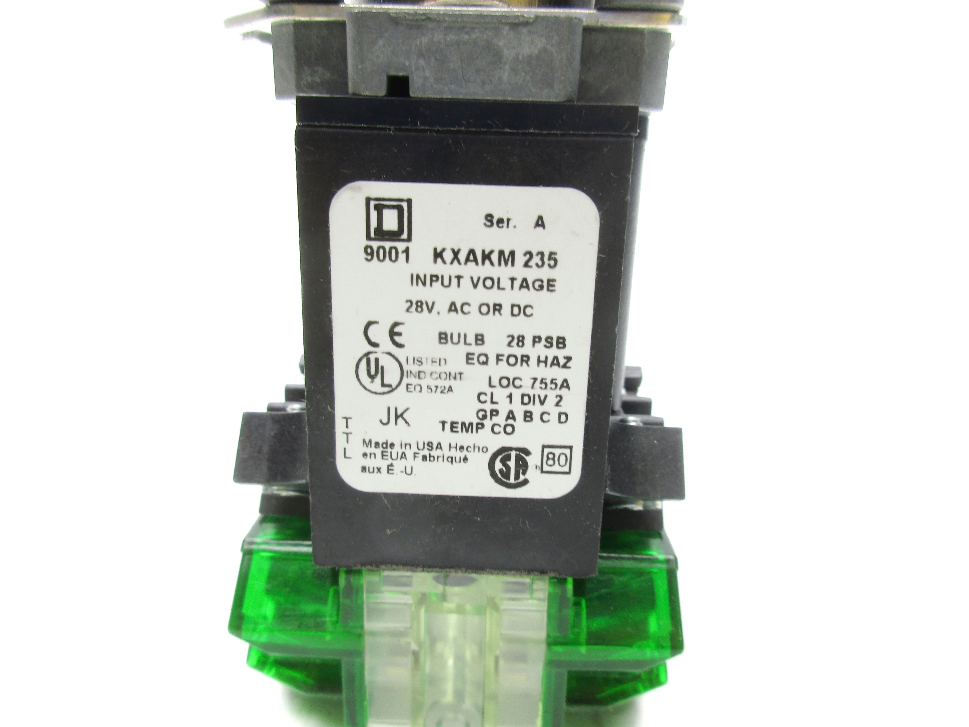 SQUARE D 9001KXAKM235 SER. A NSNP