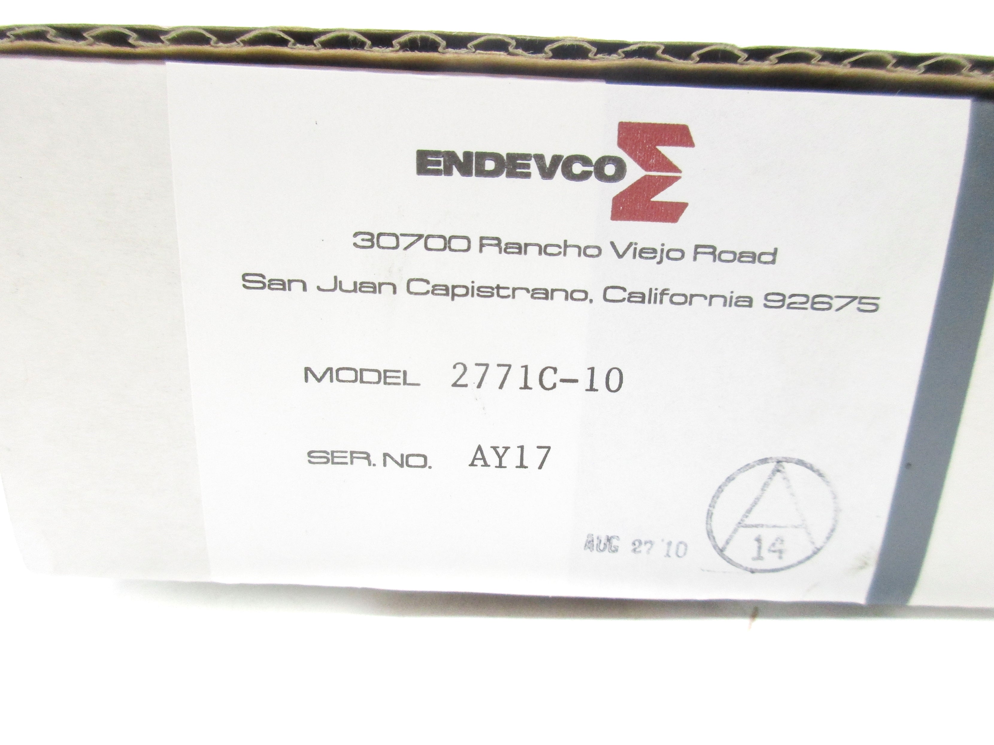 ENDEVCO 2771C-10 NSMP