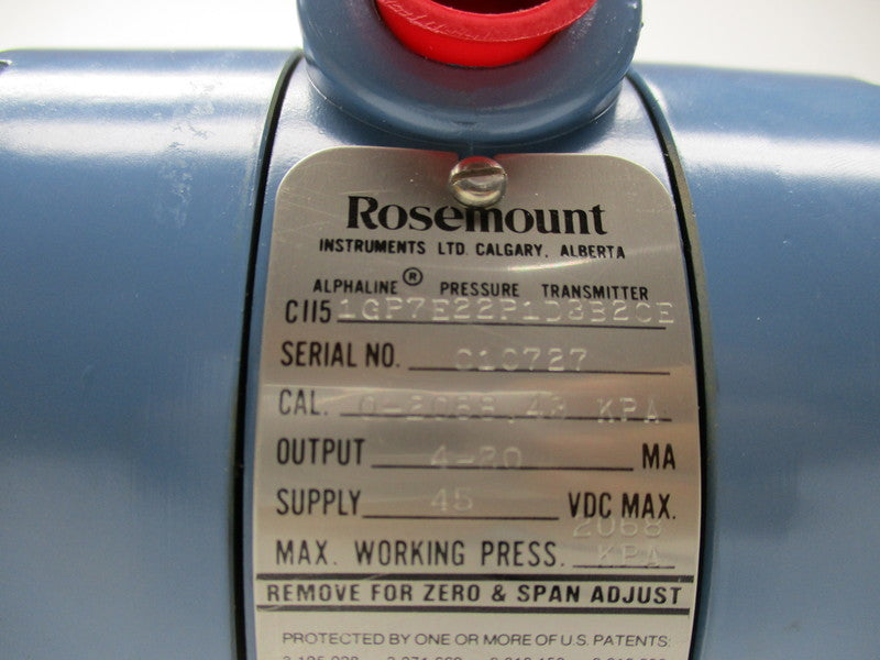 ROSEMOUNT C1151GP7E22P1D3B2CE  NSMP