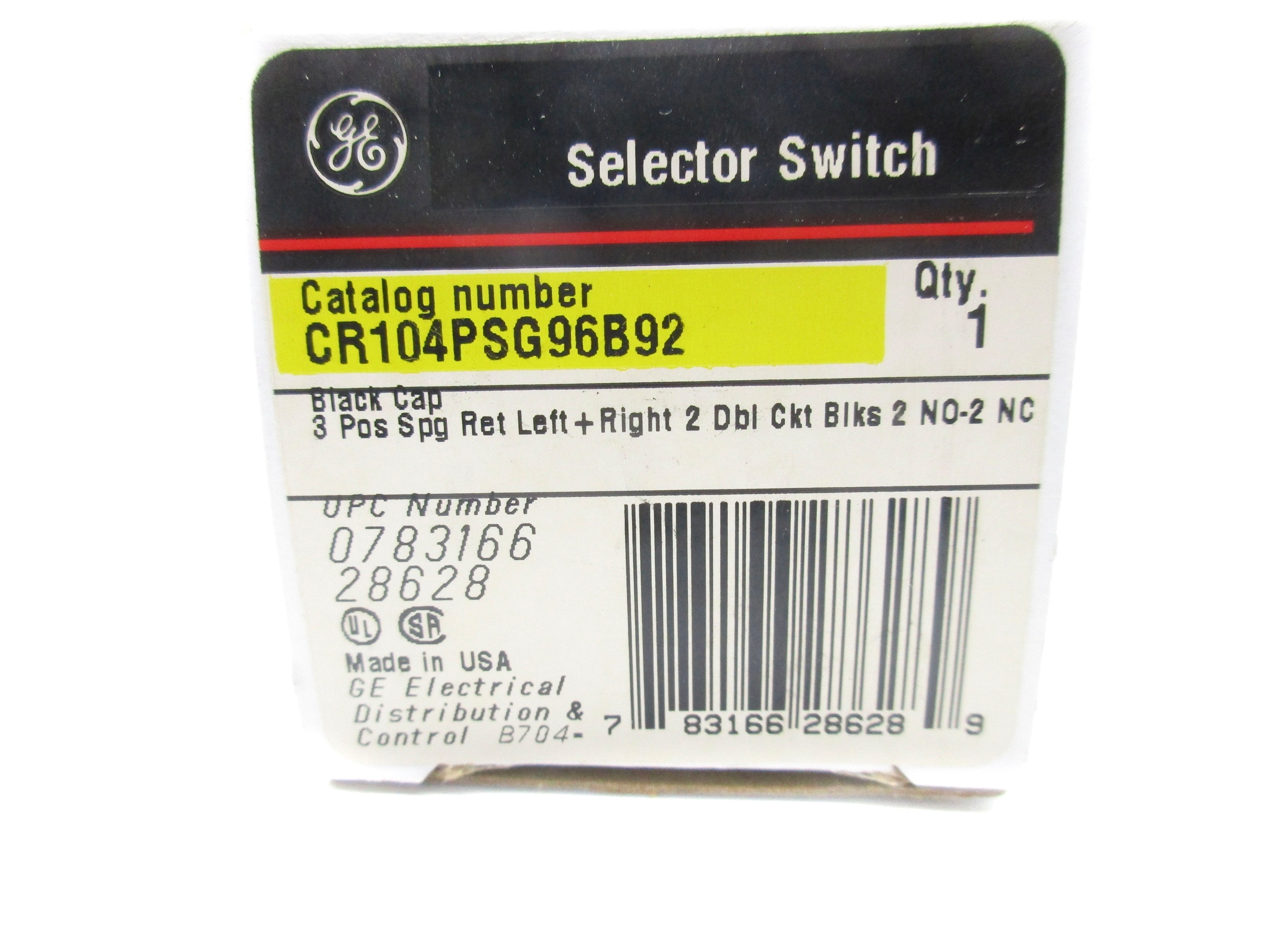 GENERAL ELECTRIC CR104PSG96B92 NSMP