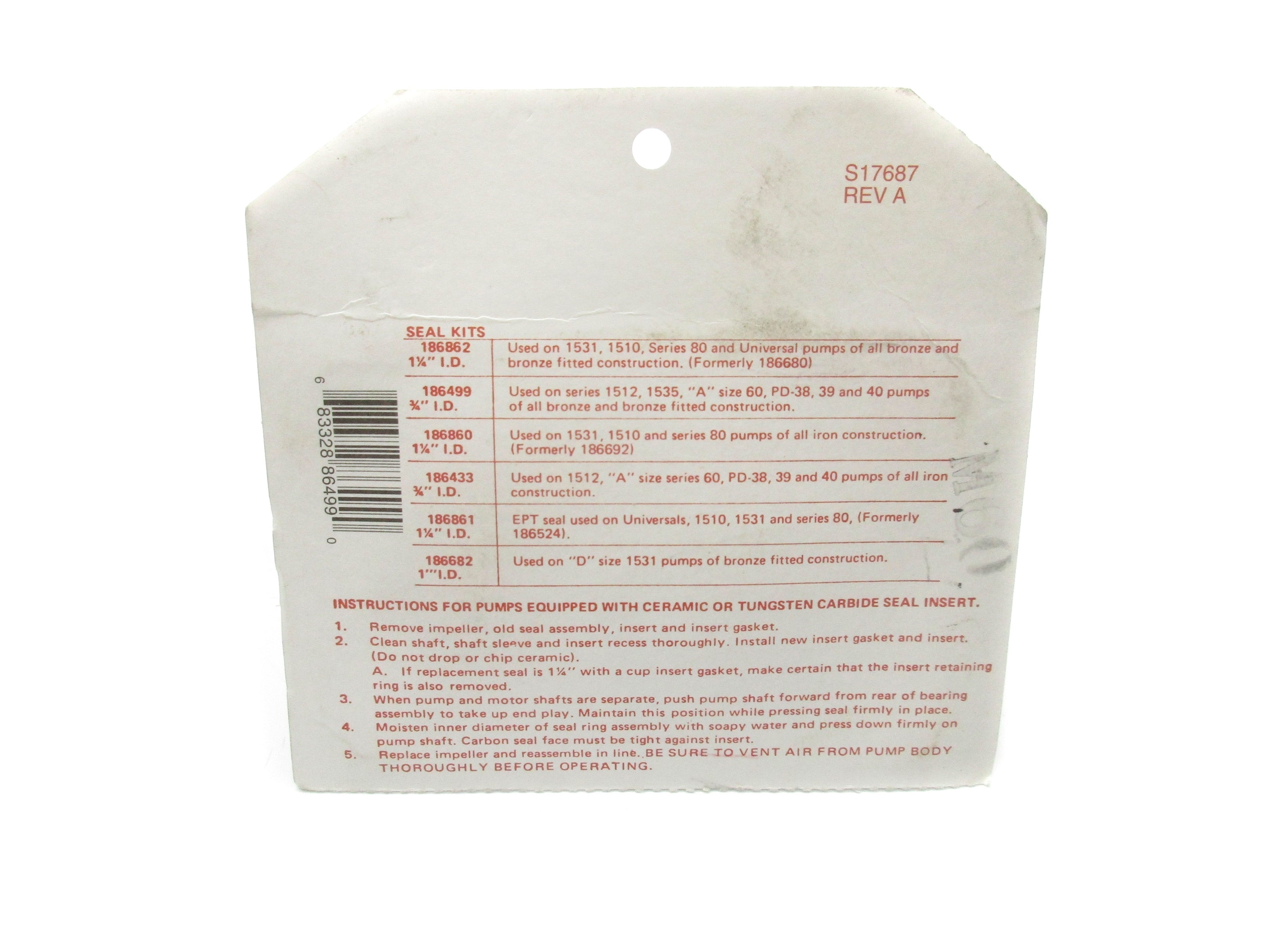 BELL & GOSSET 186499 NSMP