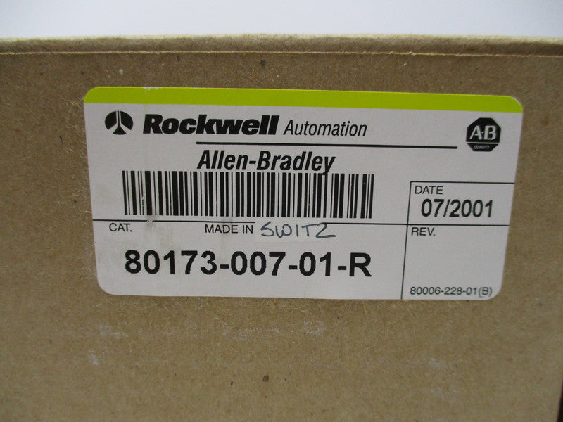 ALLEN BRADLEY 80173-007-01-R DATE: 2001 * FACTORY SEALED *