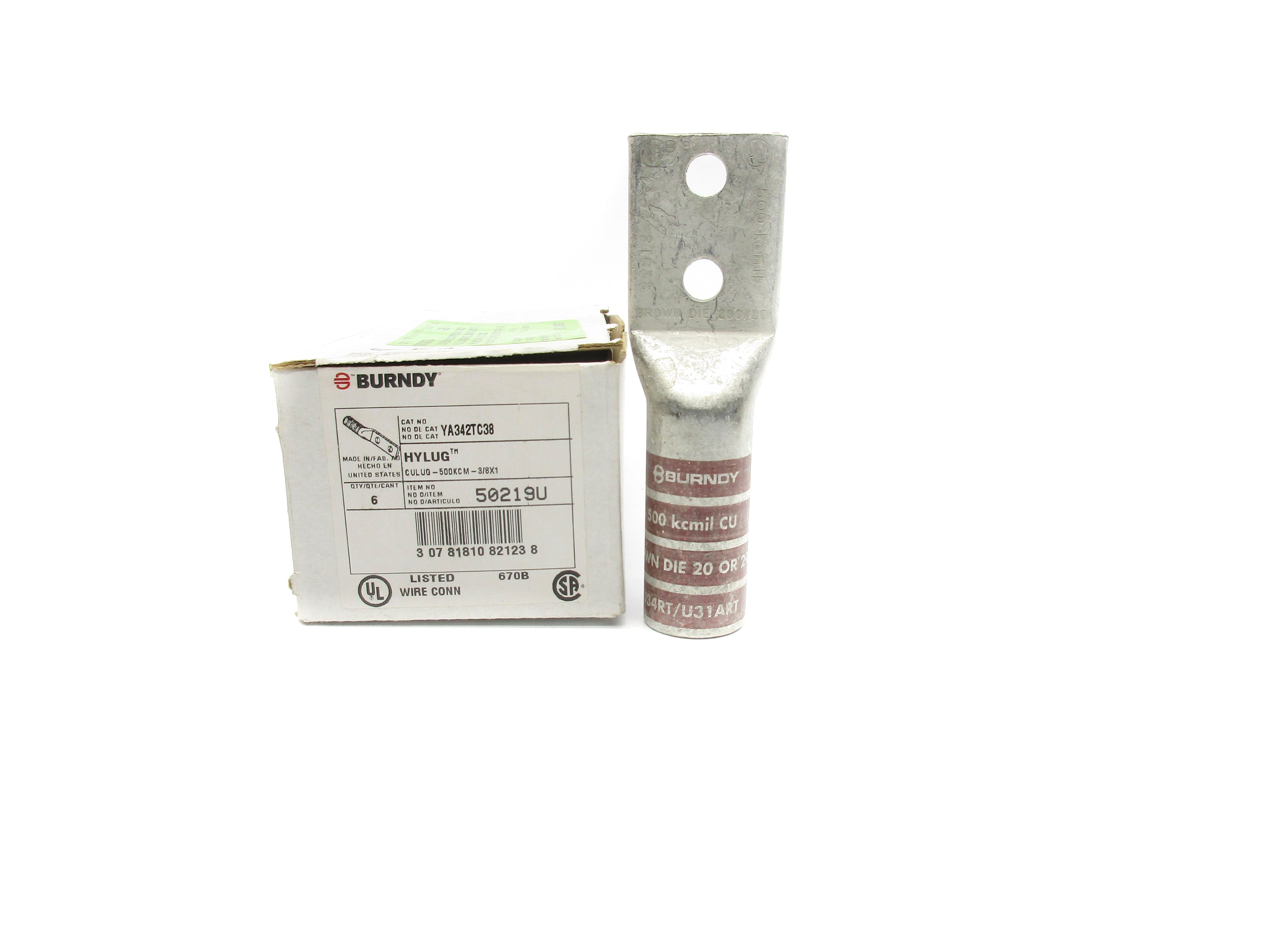 BURNDY YA342TC38 (PKG OF 6) NSMP