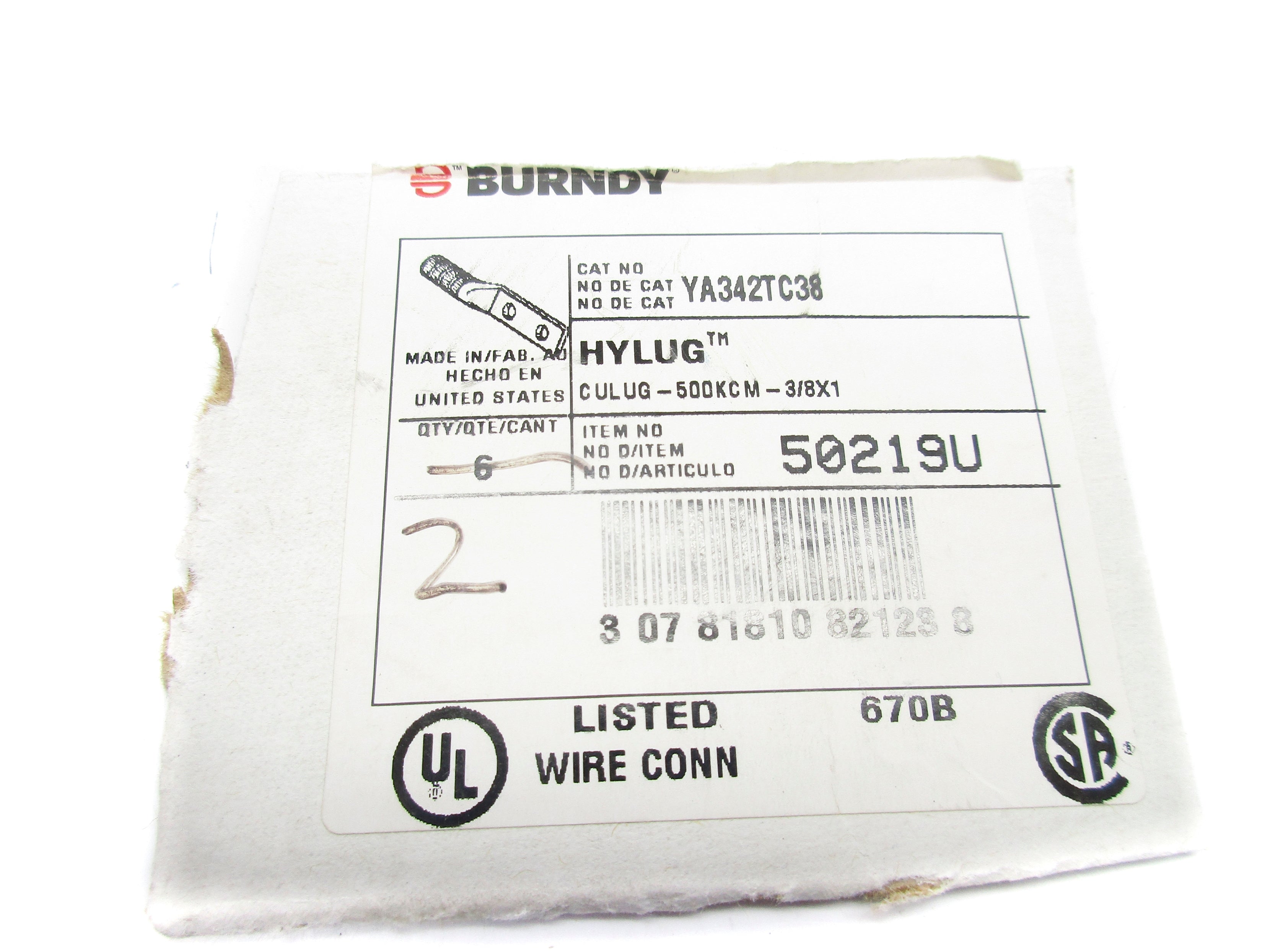 BURNDY YA342TC38 NSNP