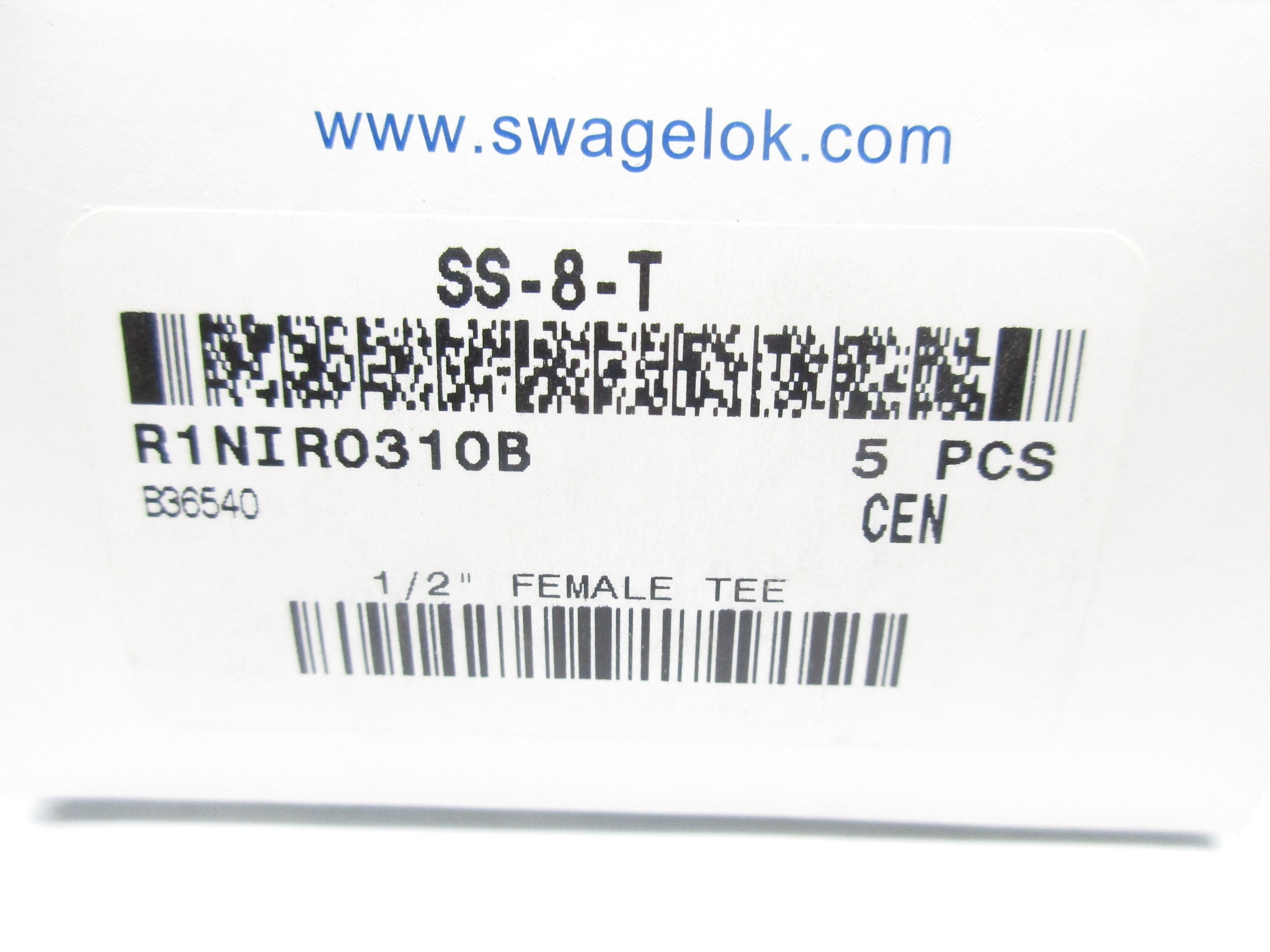 SWAGELOK SS-8-T (PKG OF 5) NSMP