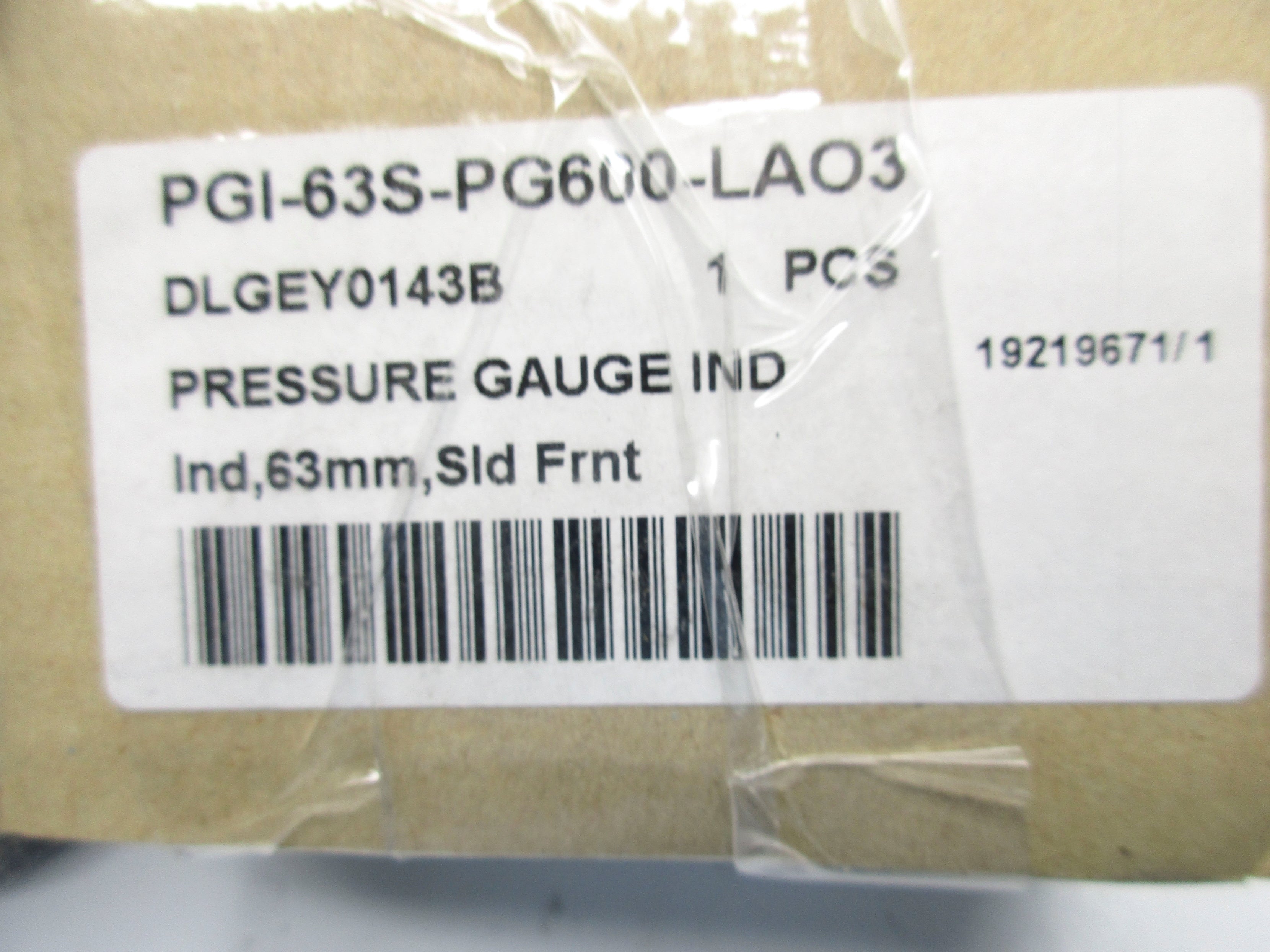 SWAGELOK PGI-63S-PG600-LAO3 0-600PSI NSMP