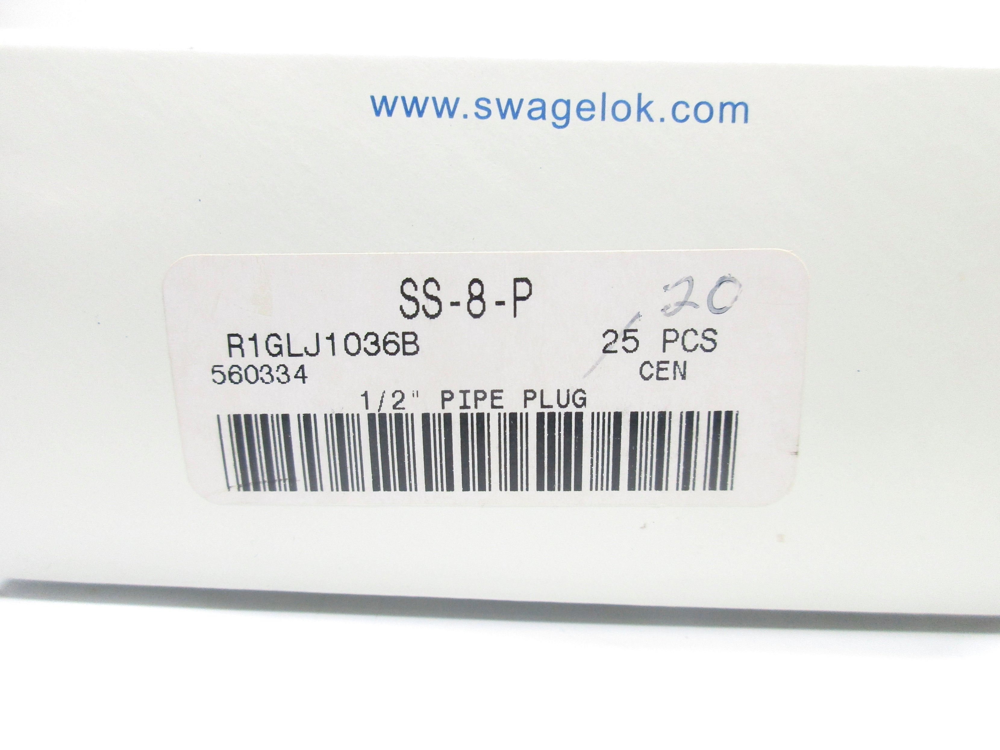 SWAGELOK SS-8-P (PKG OF 25) NSMP