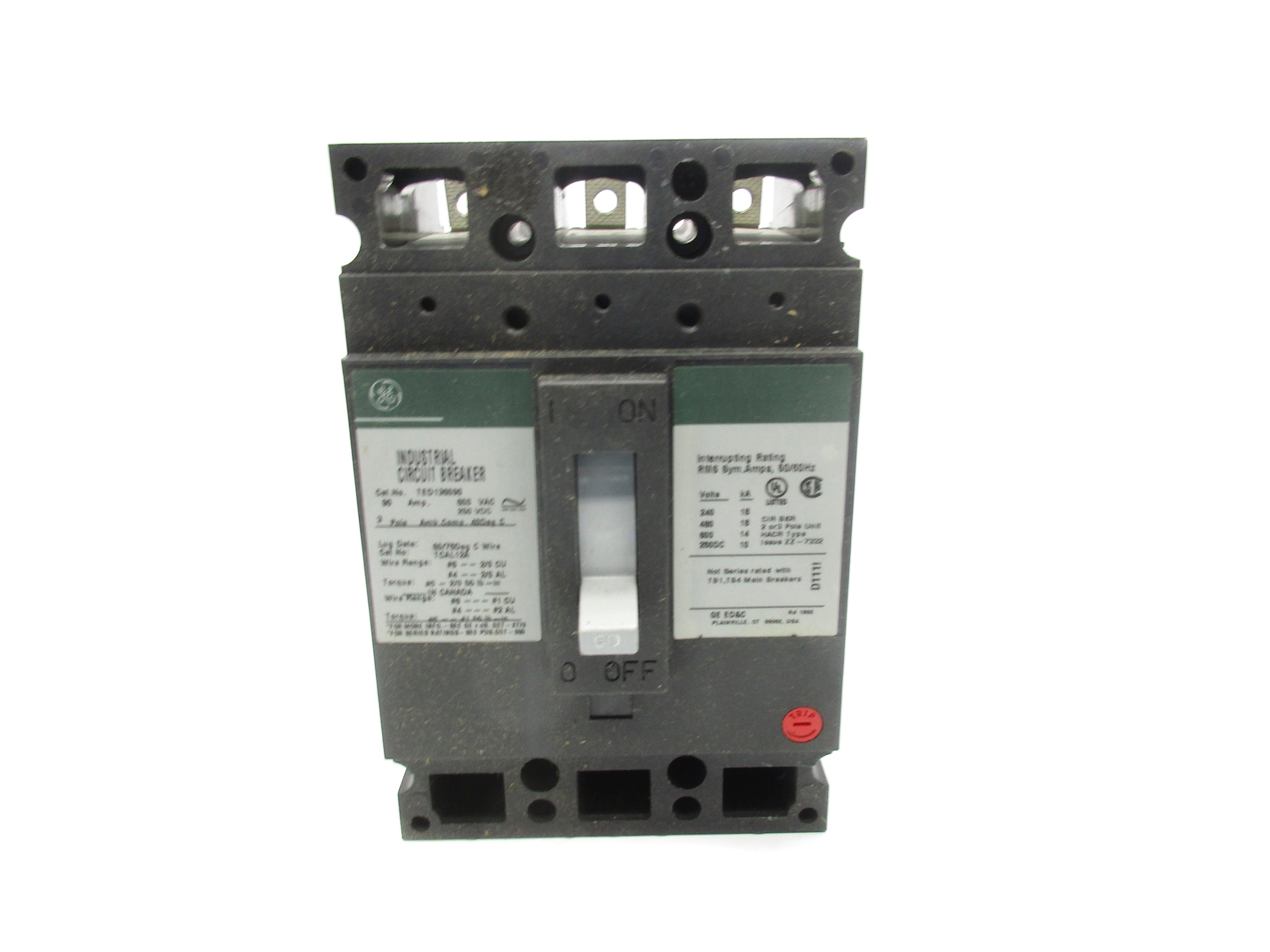 GENERAL ELECTRIC TED136090WL 600VAC 90A NSMP