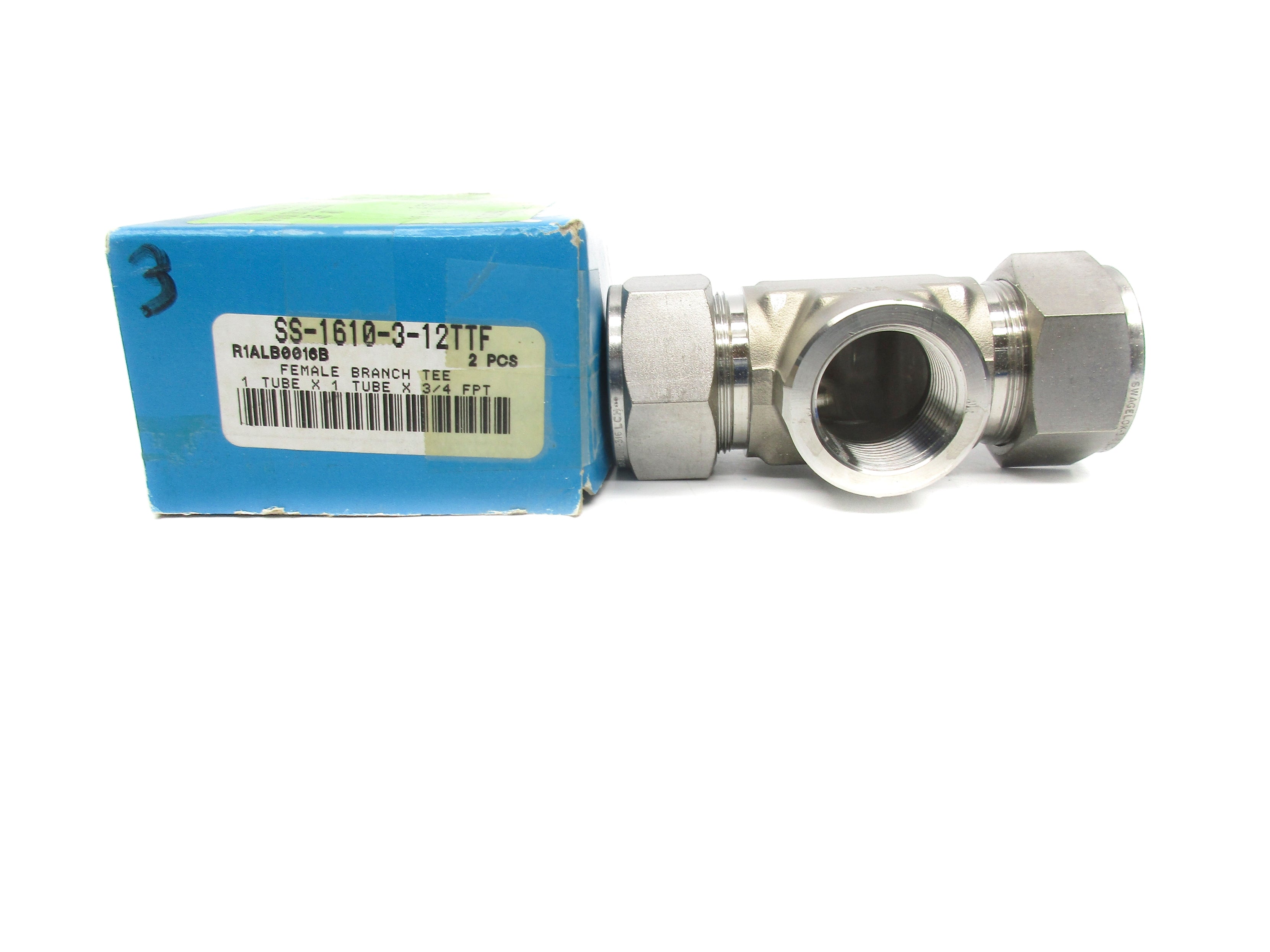 SWAGELOK SS-1610-3-12TTF (PKG OF 2) NSMP
