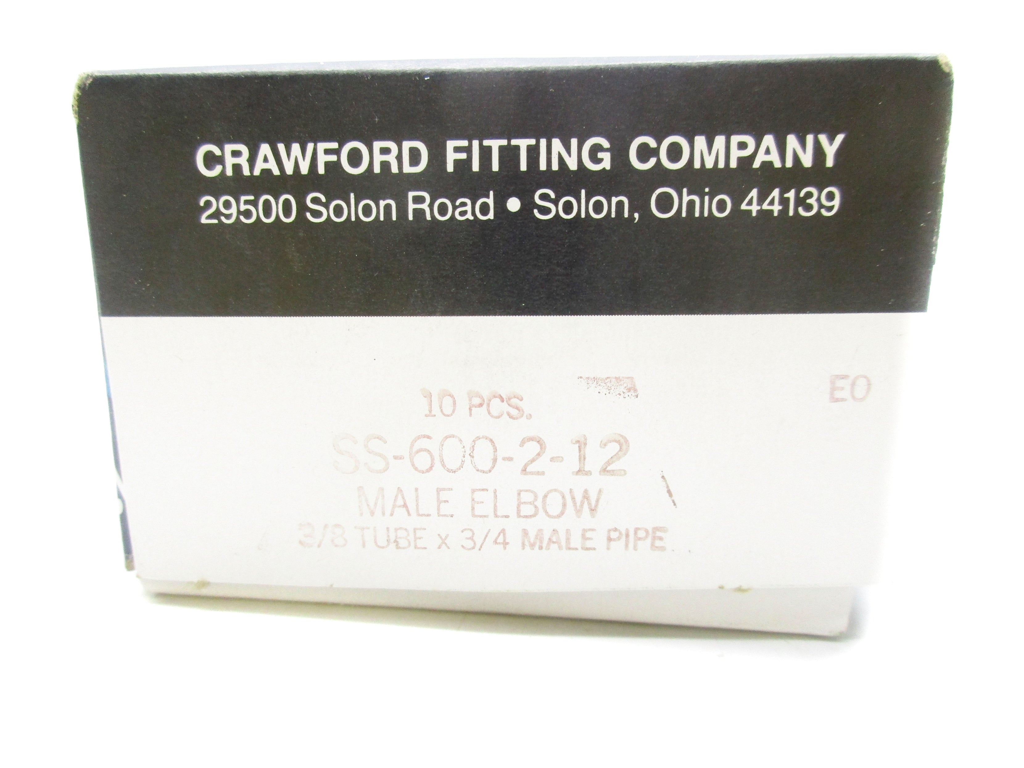 SWAGELOK SS-600-2-12 (PKG OF 10) NSMP