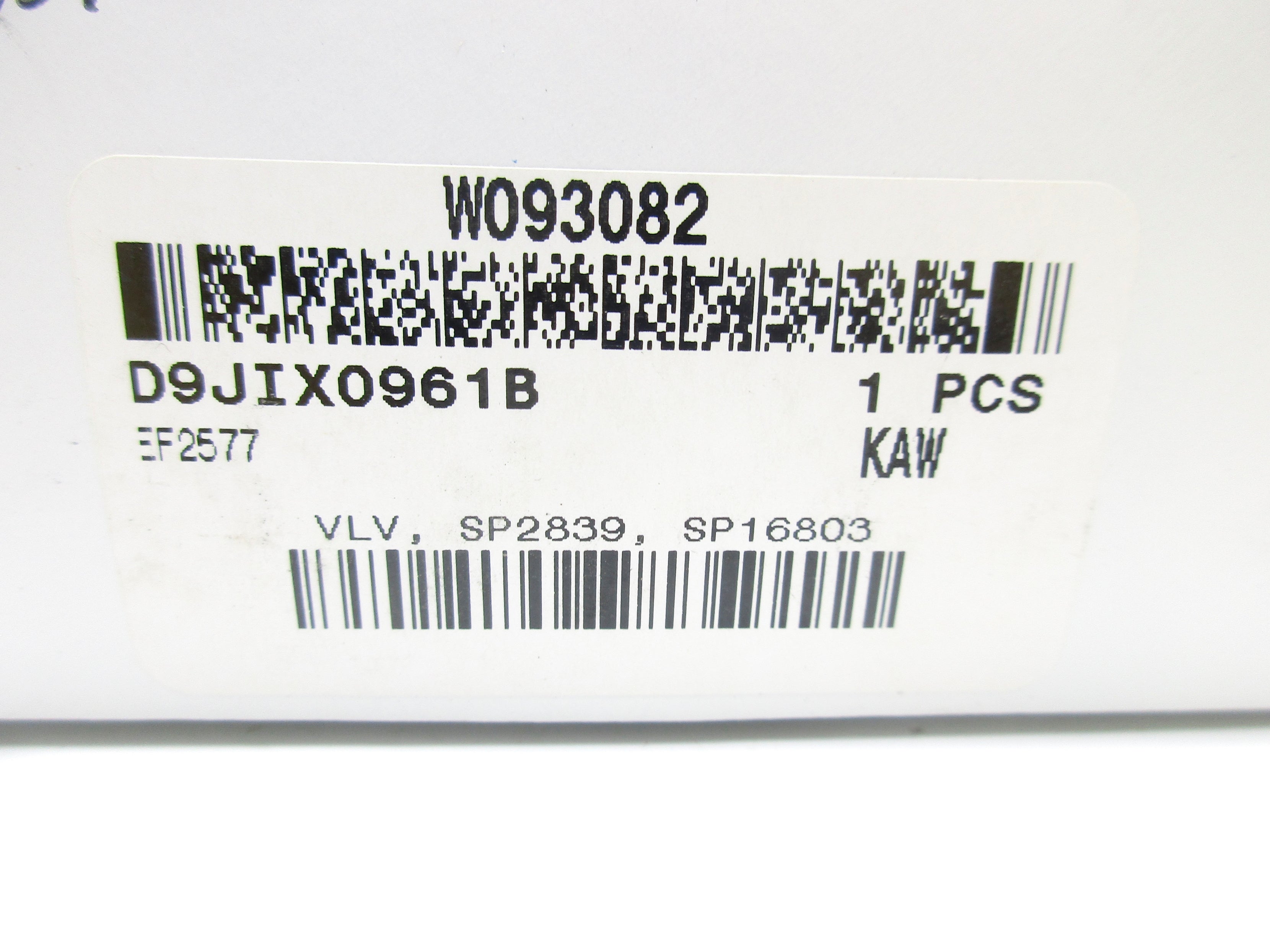 SWAGELOK W093082 2500PSI NSMP