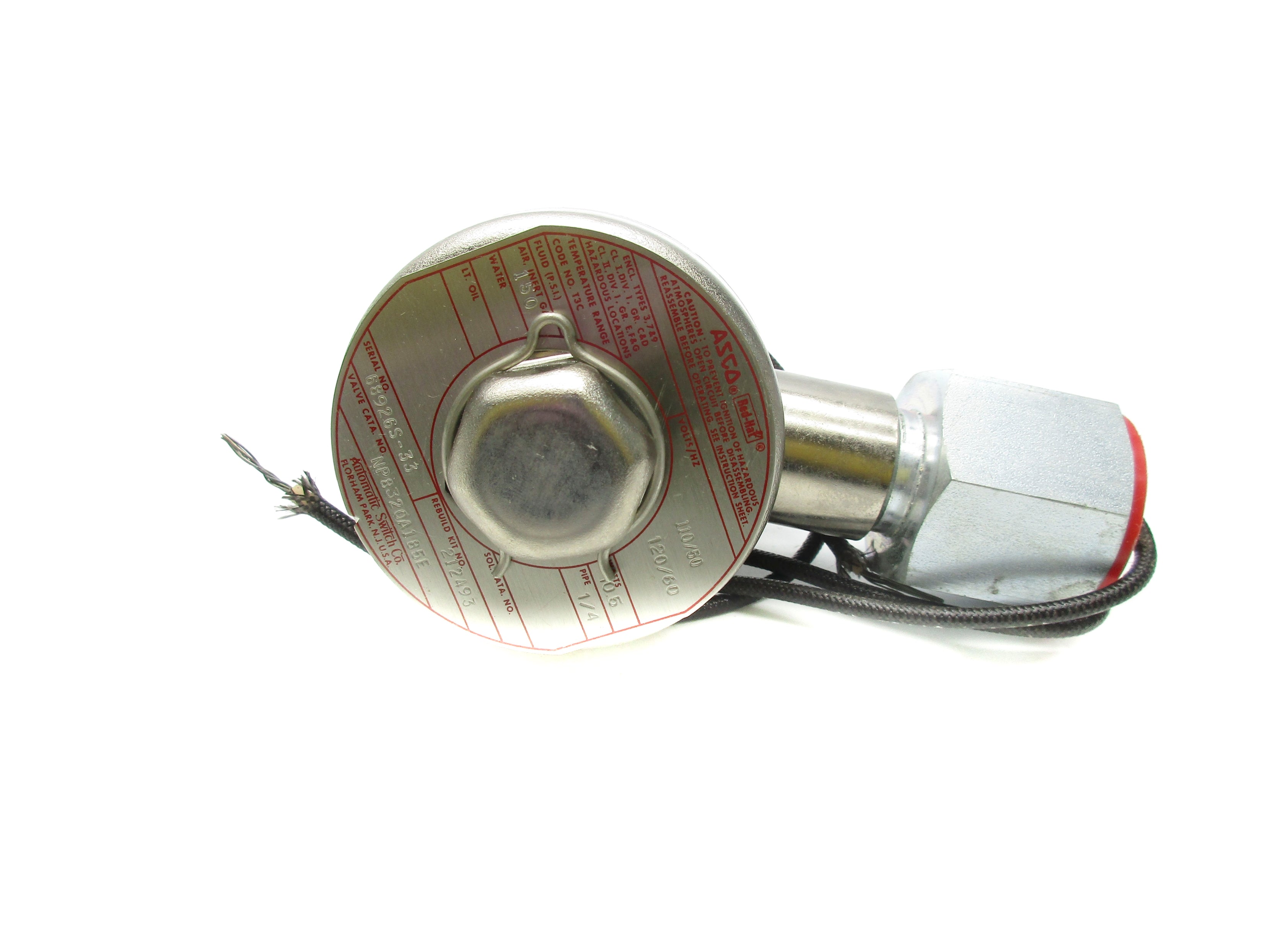 ASCO NP8320A185E 110/120V 150PSI NSMP