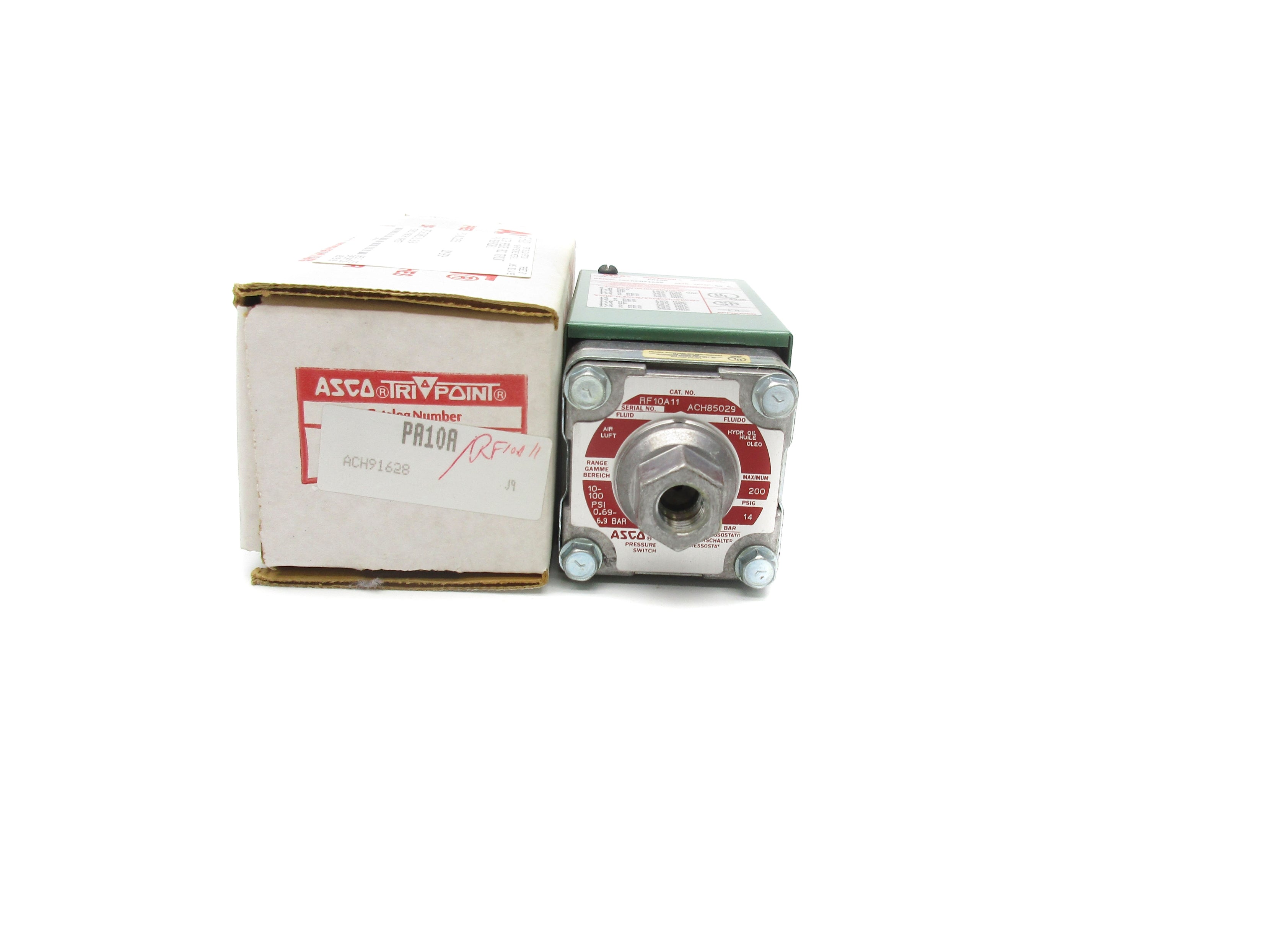 ASCO PA10A/RF10A11 10-100PSI NSMP