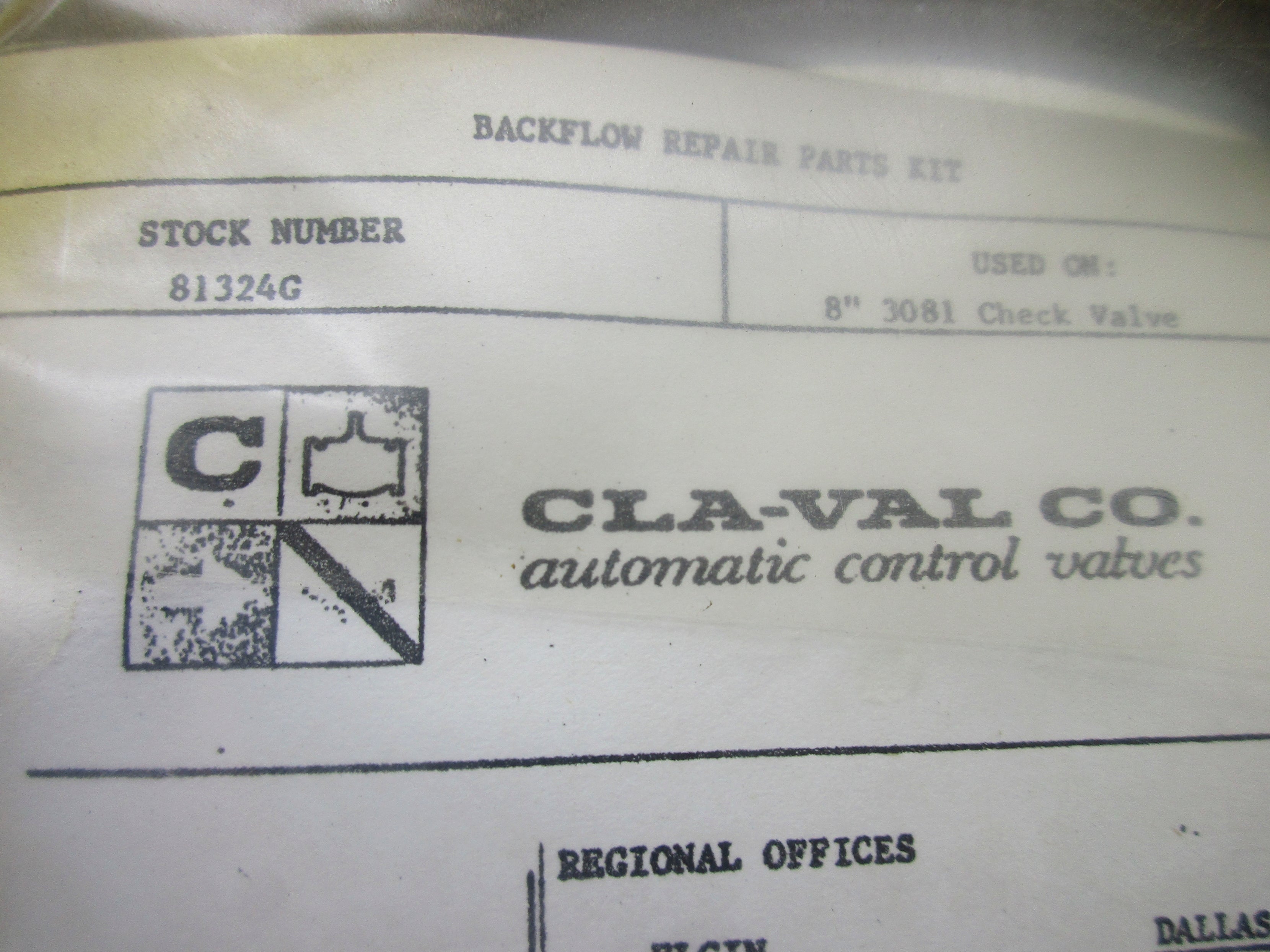 CLA-VAL 81324G NSMP