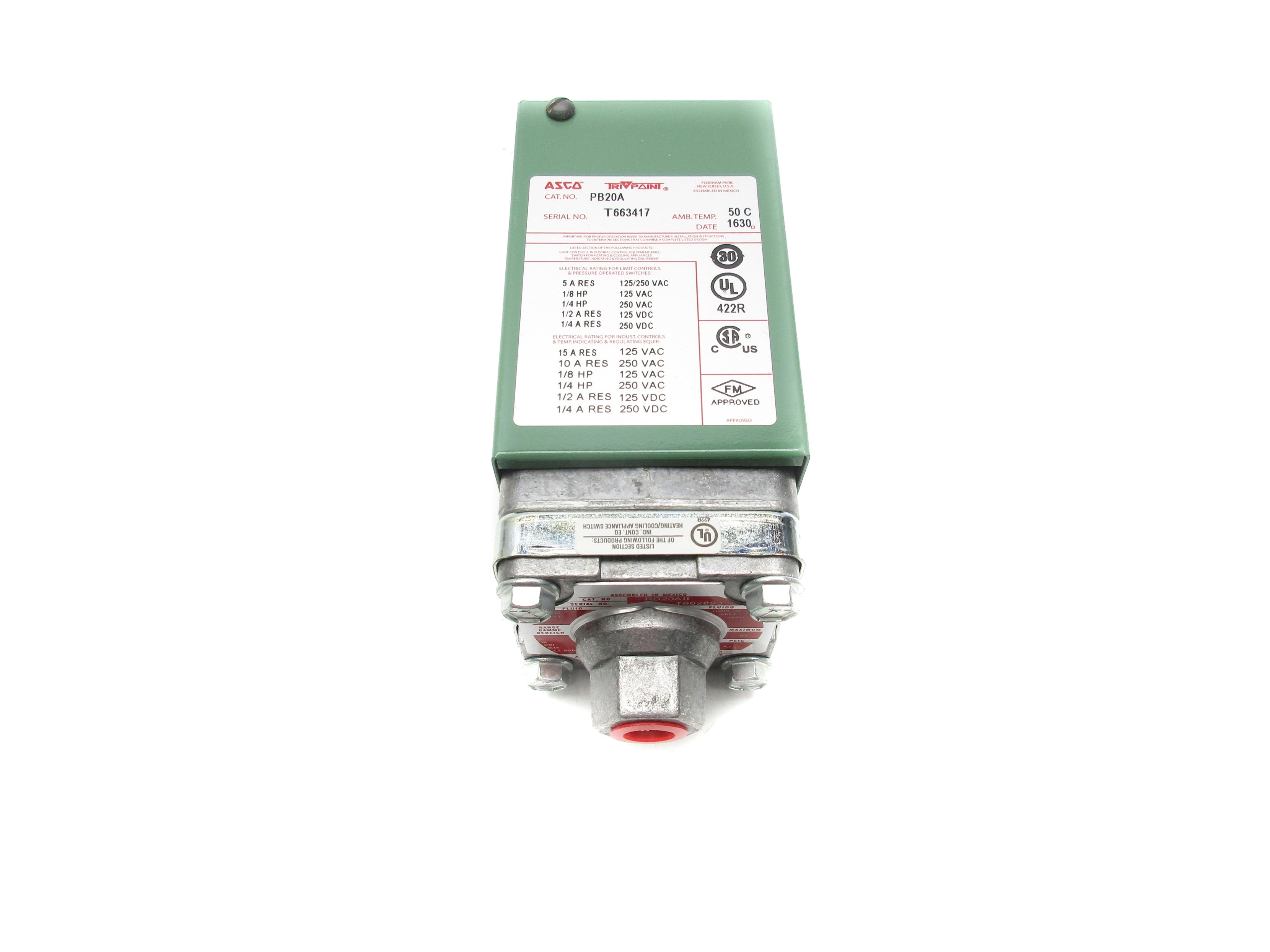 ASCO PB20A/RD20A11 2-18PSI NSMP