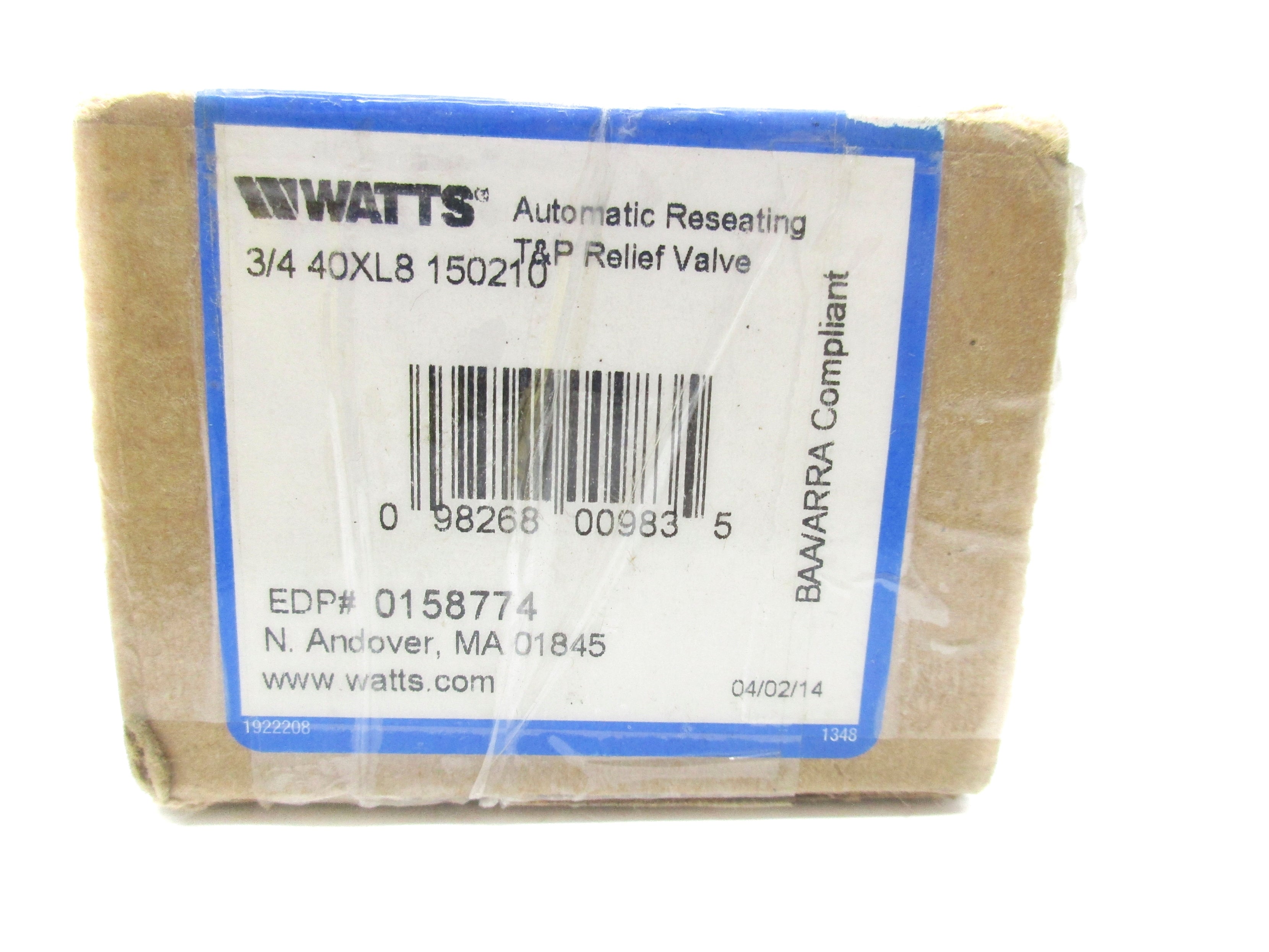 WATTS 0158774 40XL8-150210 NSMP
