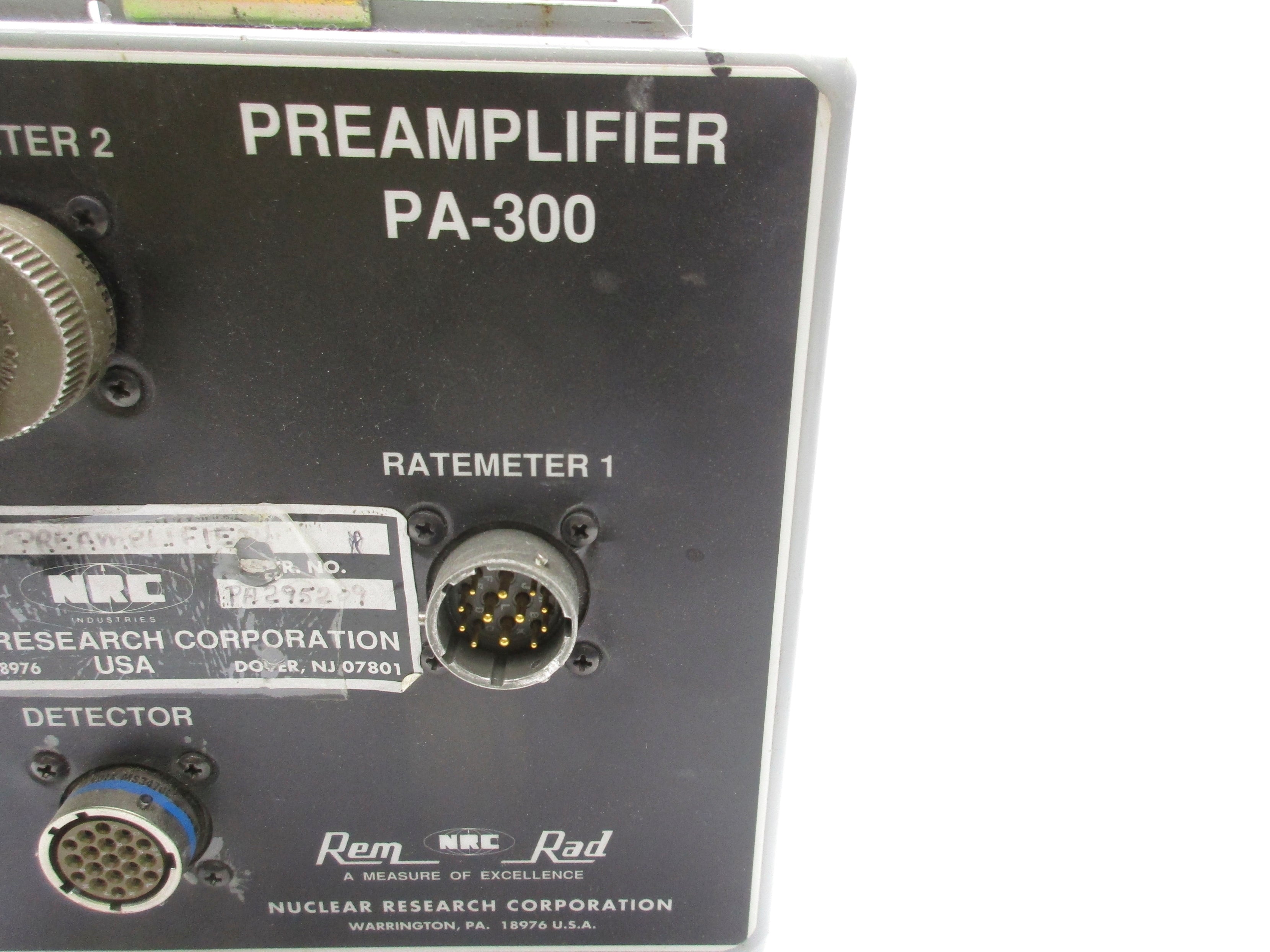 NRC PA-300T UNMP