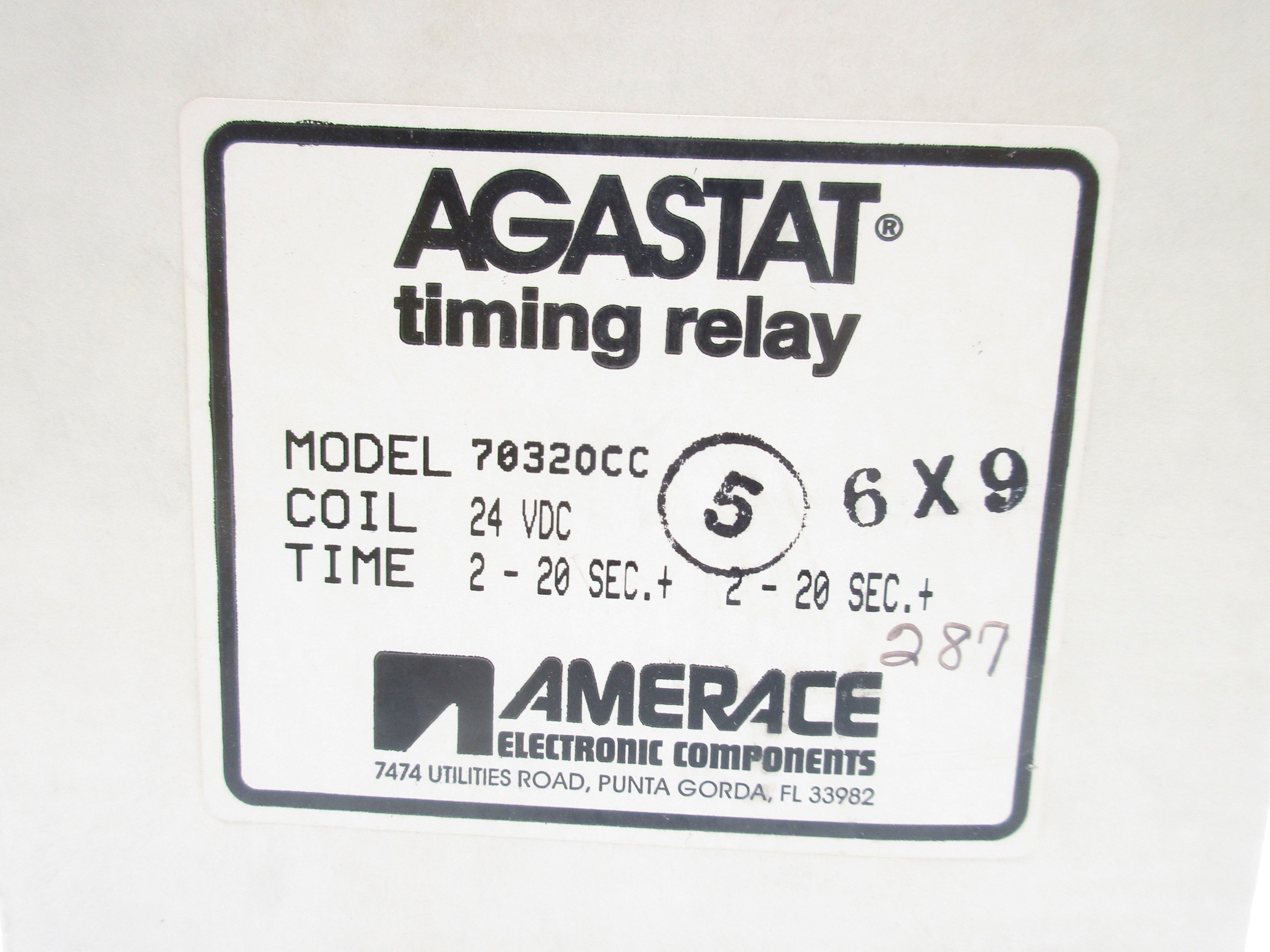 AGASTAT 7032OCC 24VDC NSMP