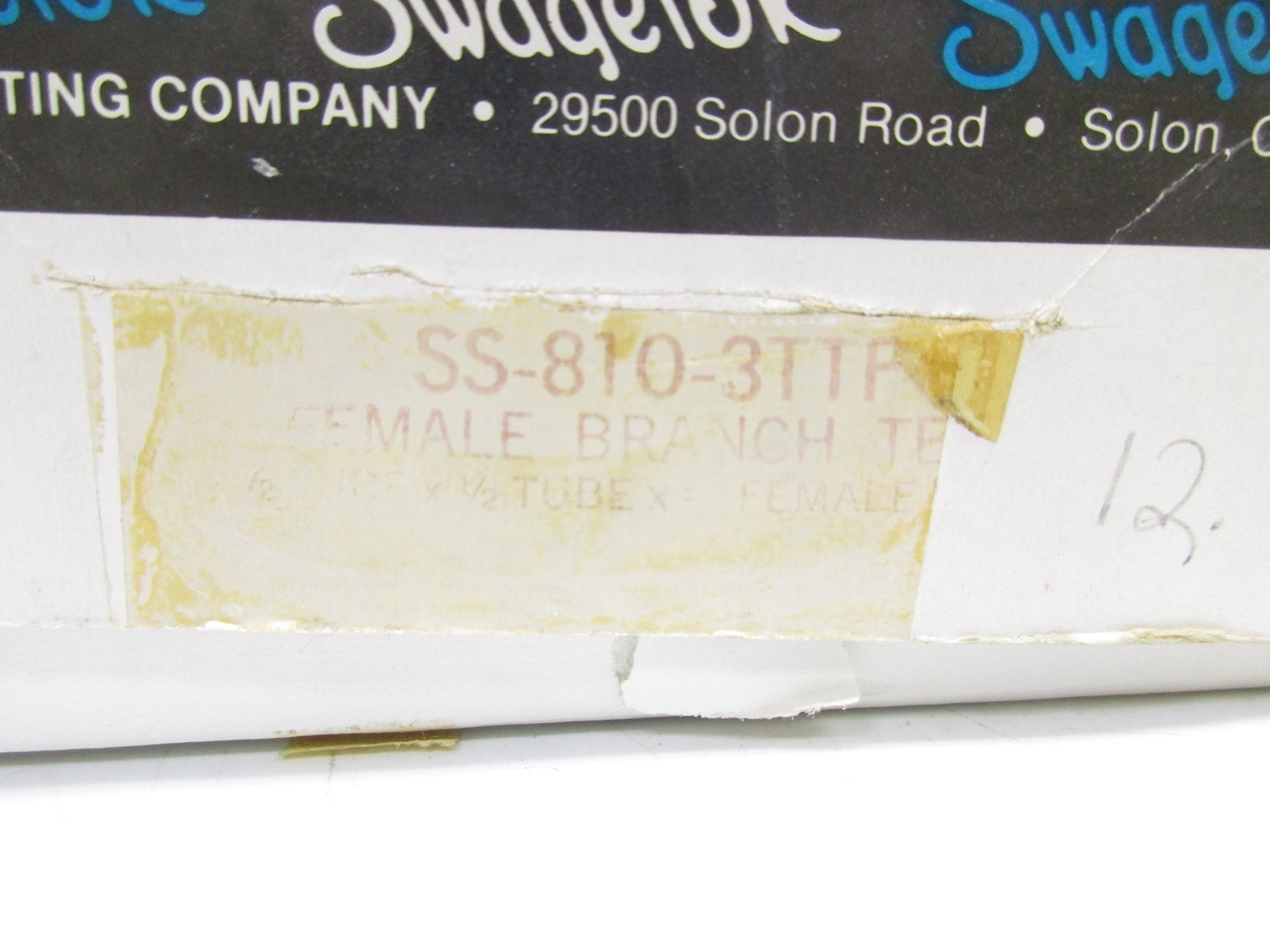 SWAGELOK SS-810-3TTF (PKG OF 10) NSMP