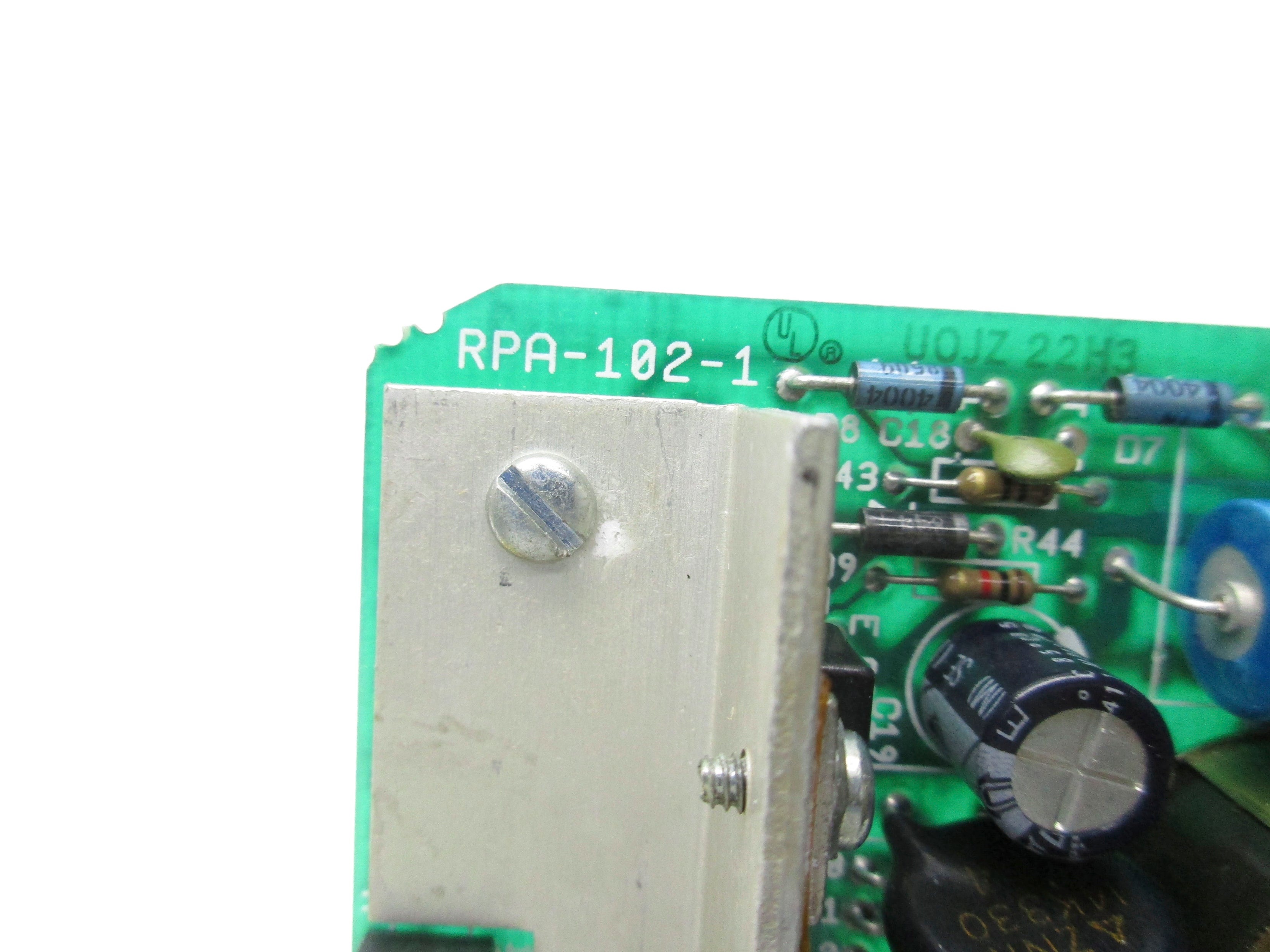 JOHNSON CONTROLS RPA-102-1 NSNP