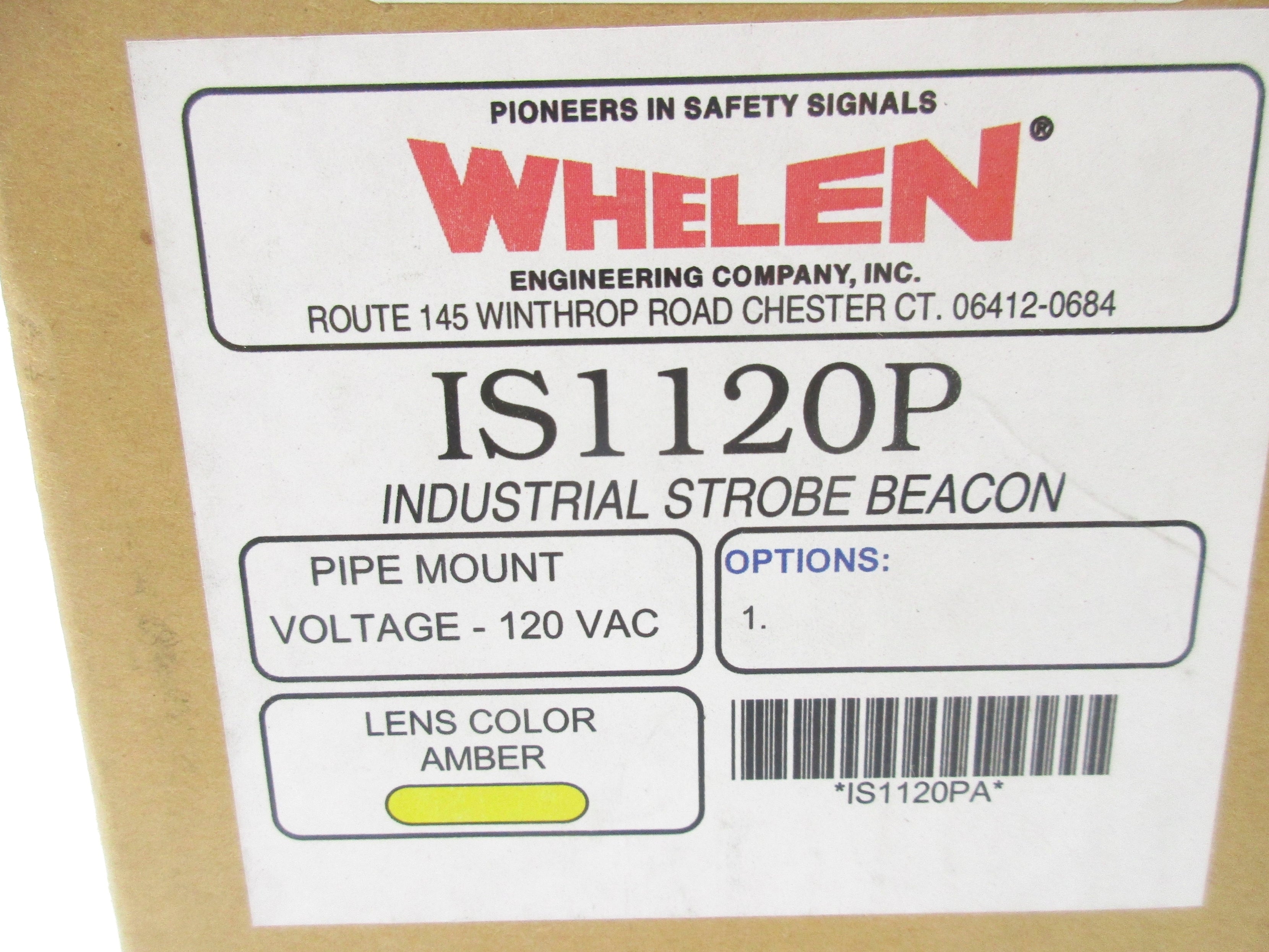 WHELEN IS1120P NSMP