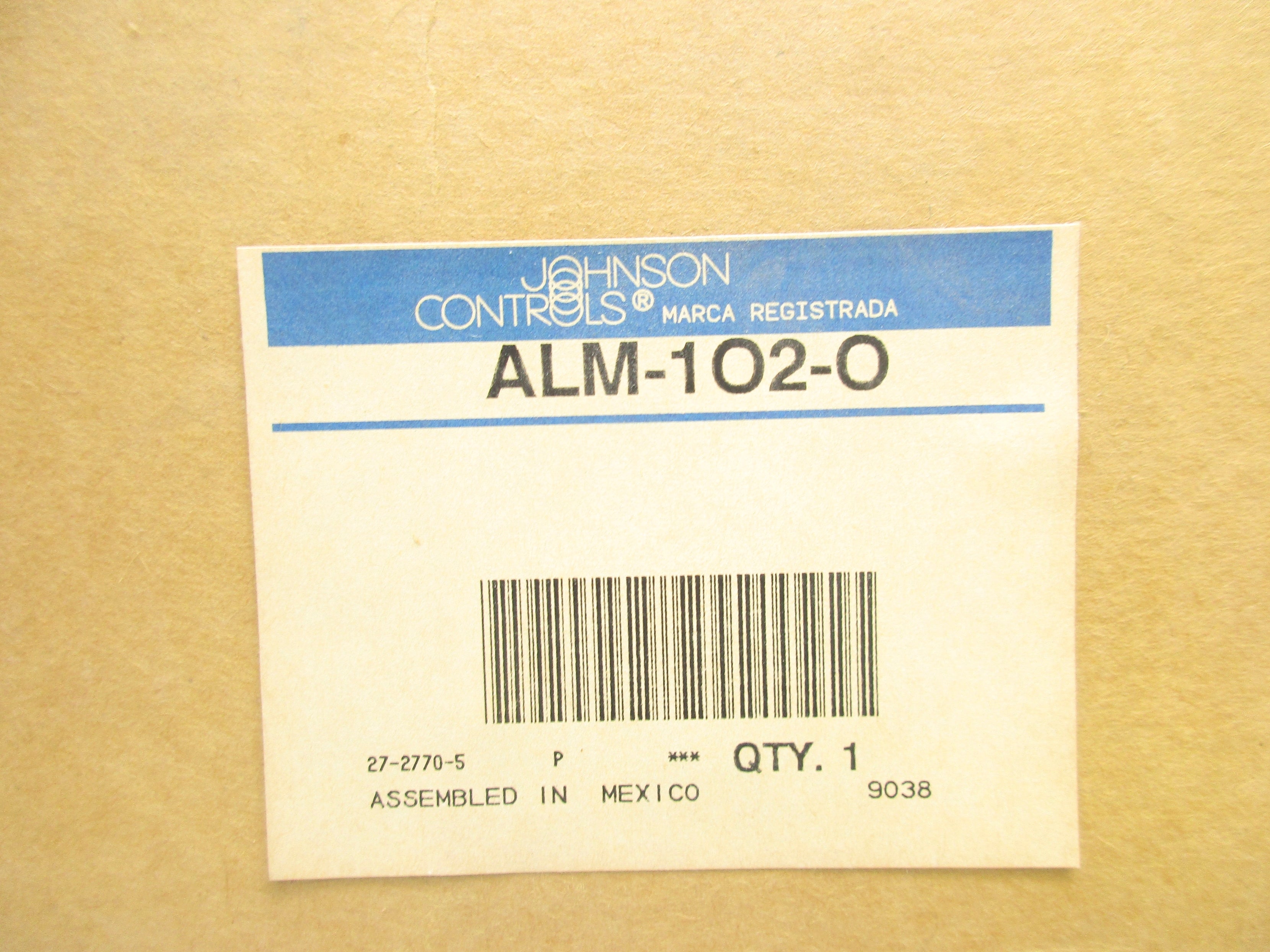 JOHNSON CONTROLS ALM-102-0 NSMP