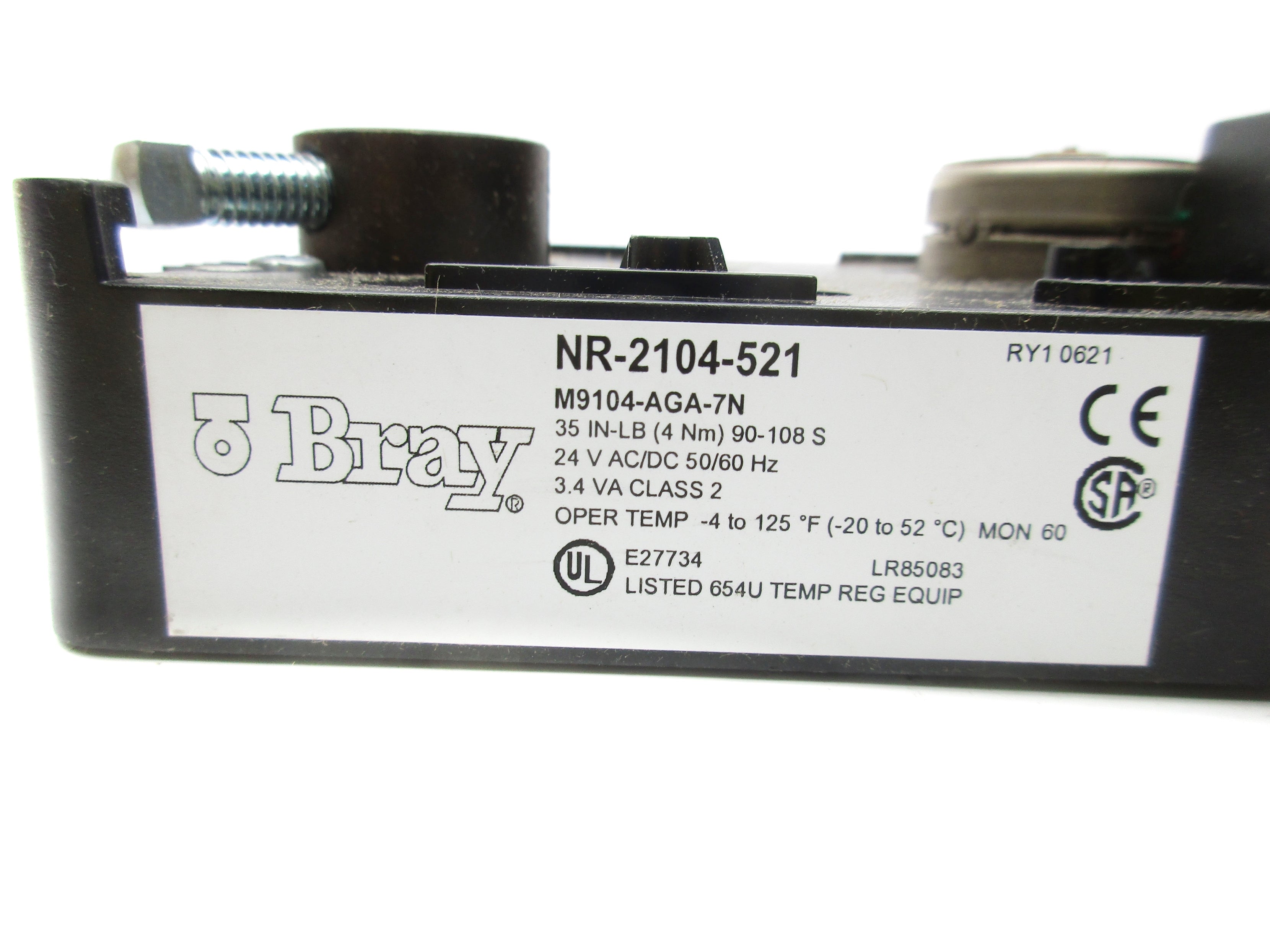 BRAY CONTROLS NR-2104-521 M9104-AGA-7N NSNP