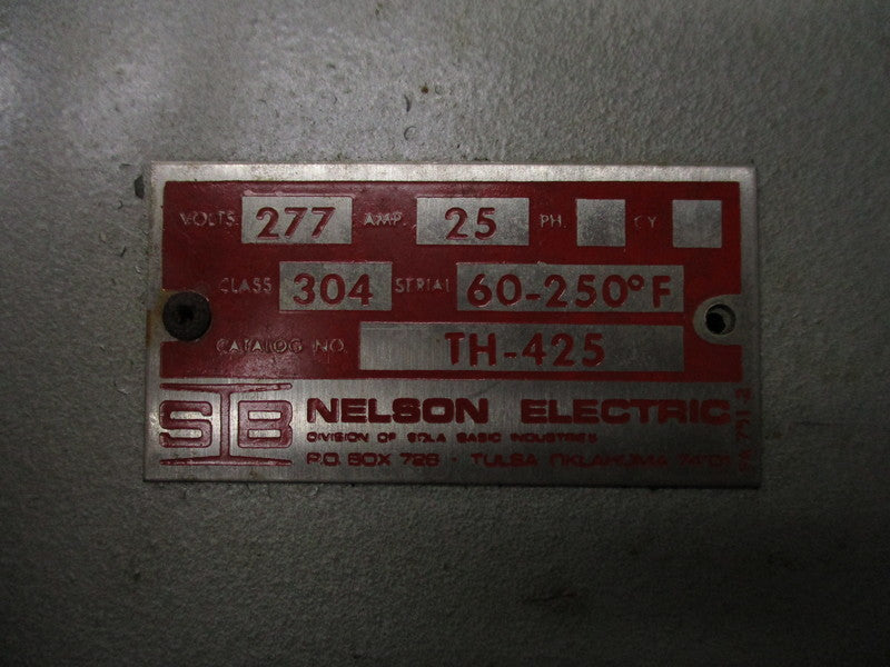 NELSON ELECTRIC TH-425 * NEW NO BOX *